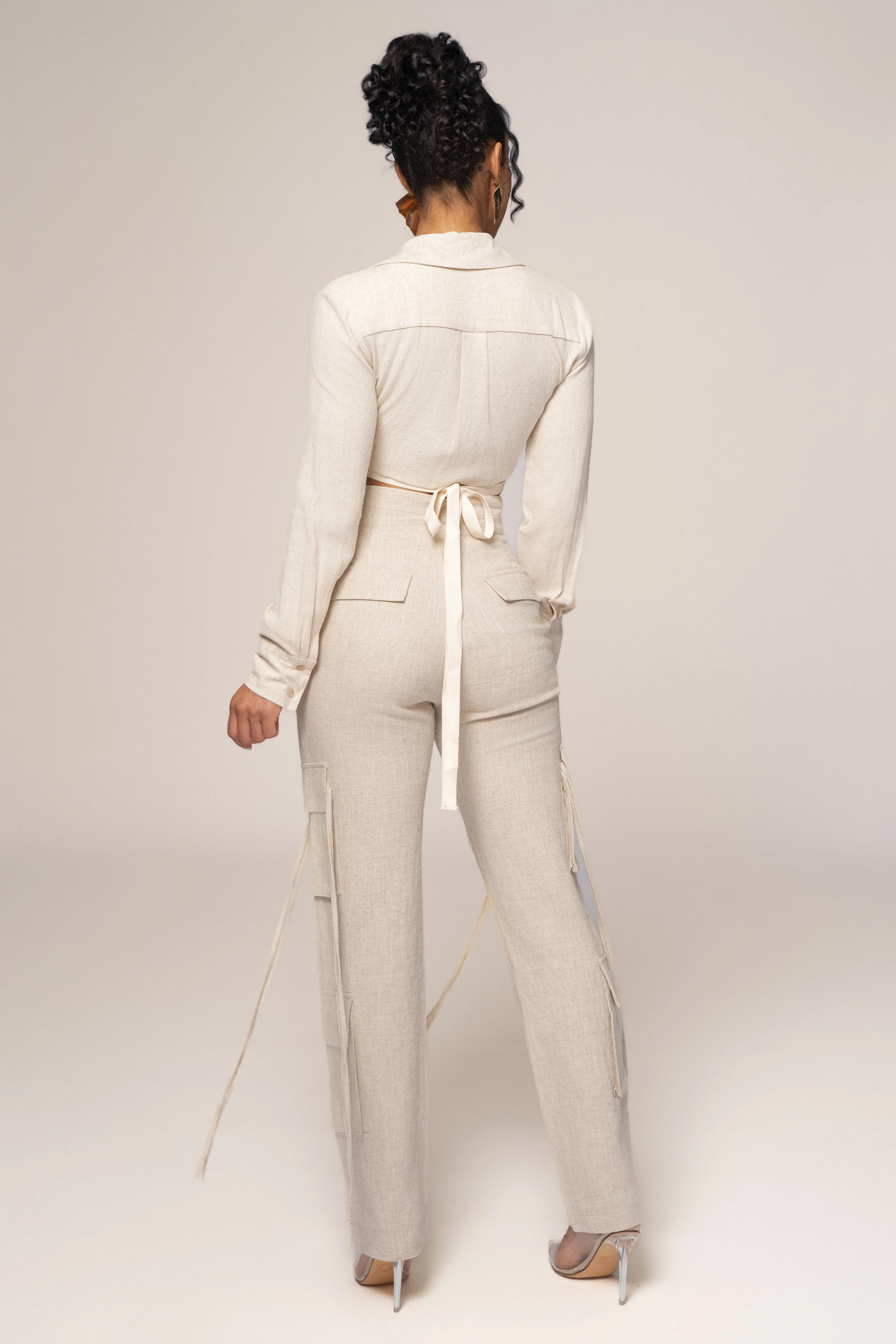 Natural Better Half Linen Utility Pants - Image 17