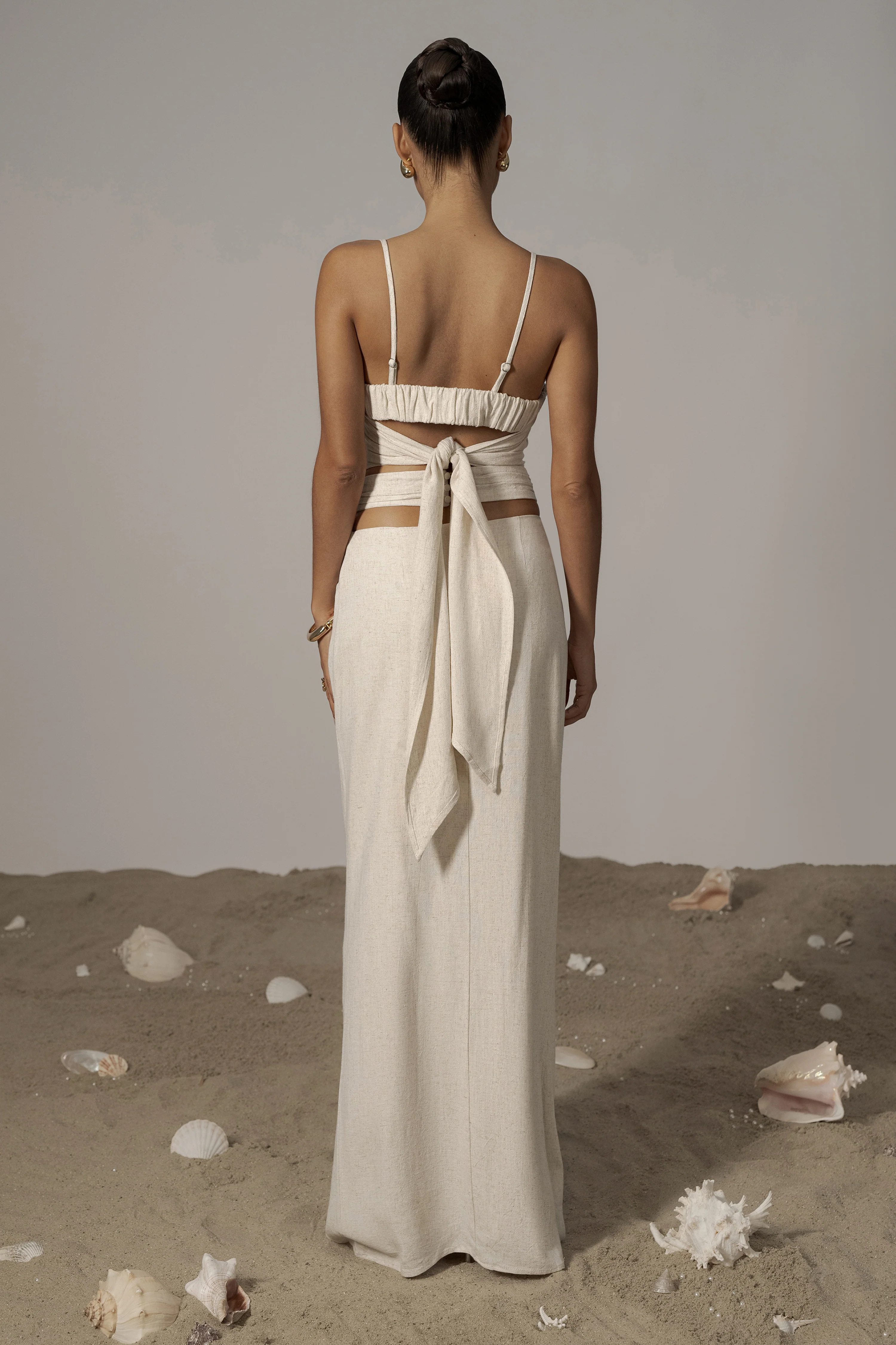 Natural Dreamland Linen Skirt - Image 14