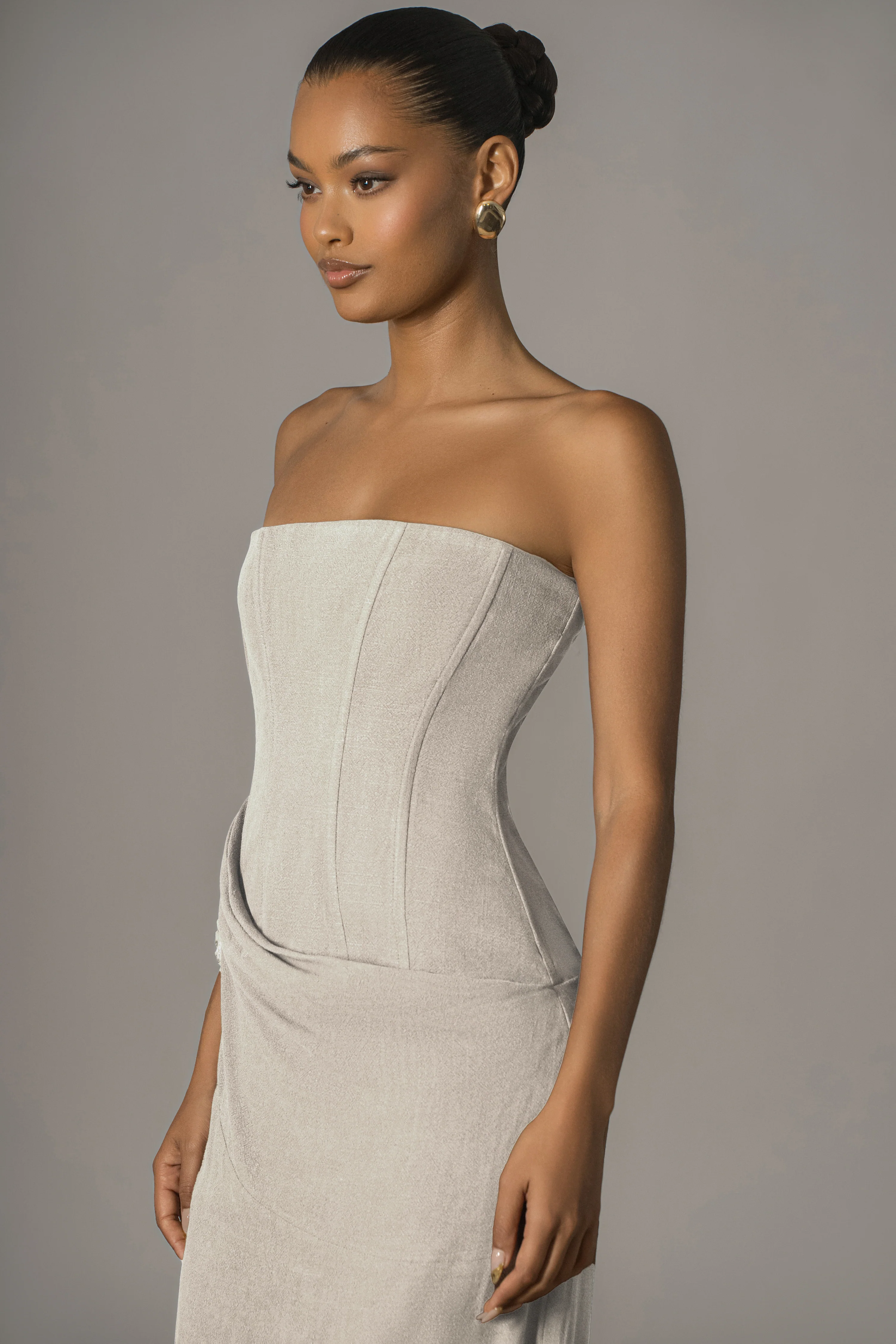 Natural Journey Linen Maxi Dress - Image 8