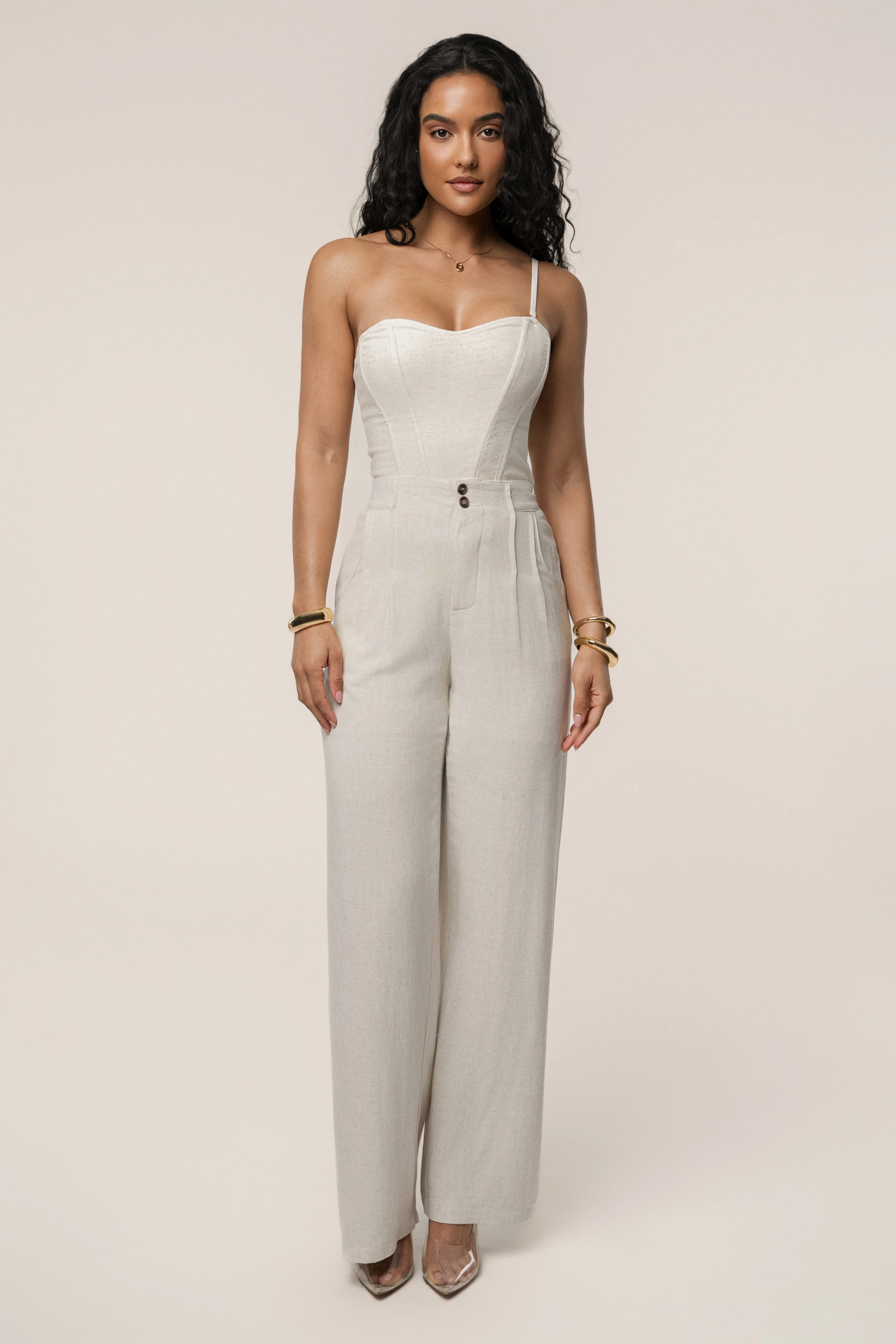 Natural New Obsession Draped Top - Image 10