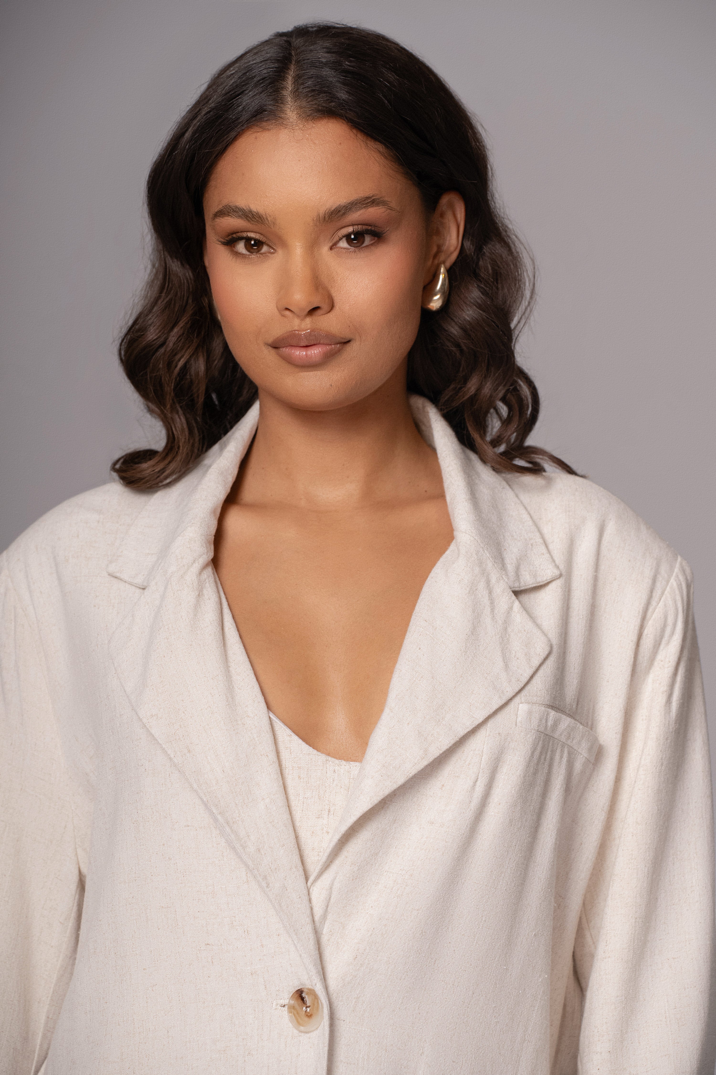 Natural Ocean Breeze Linen Blazer - Image 7