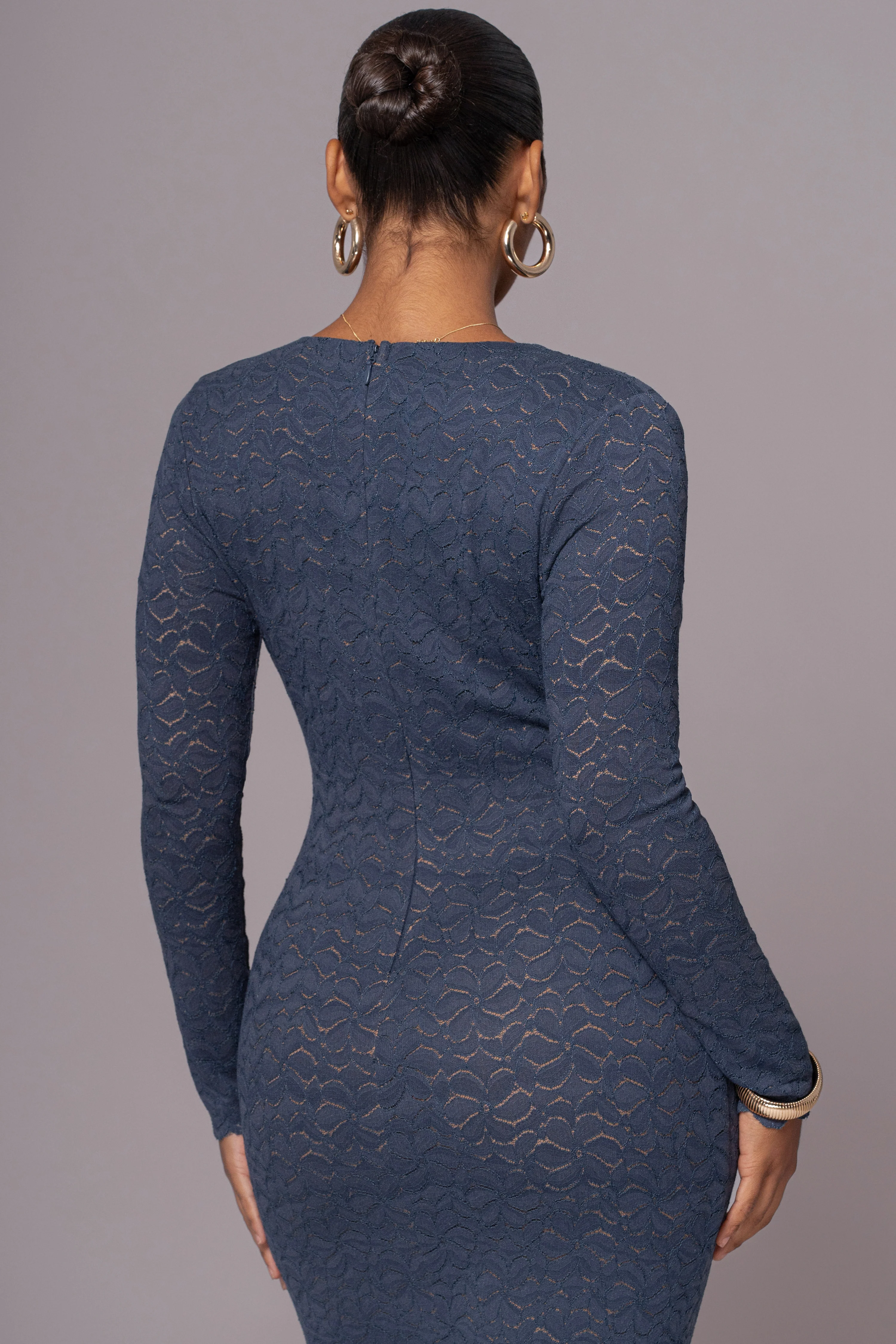 Navy Reunited Maxi Dress - Image 6