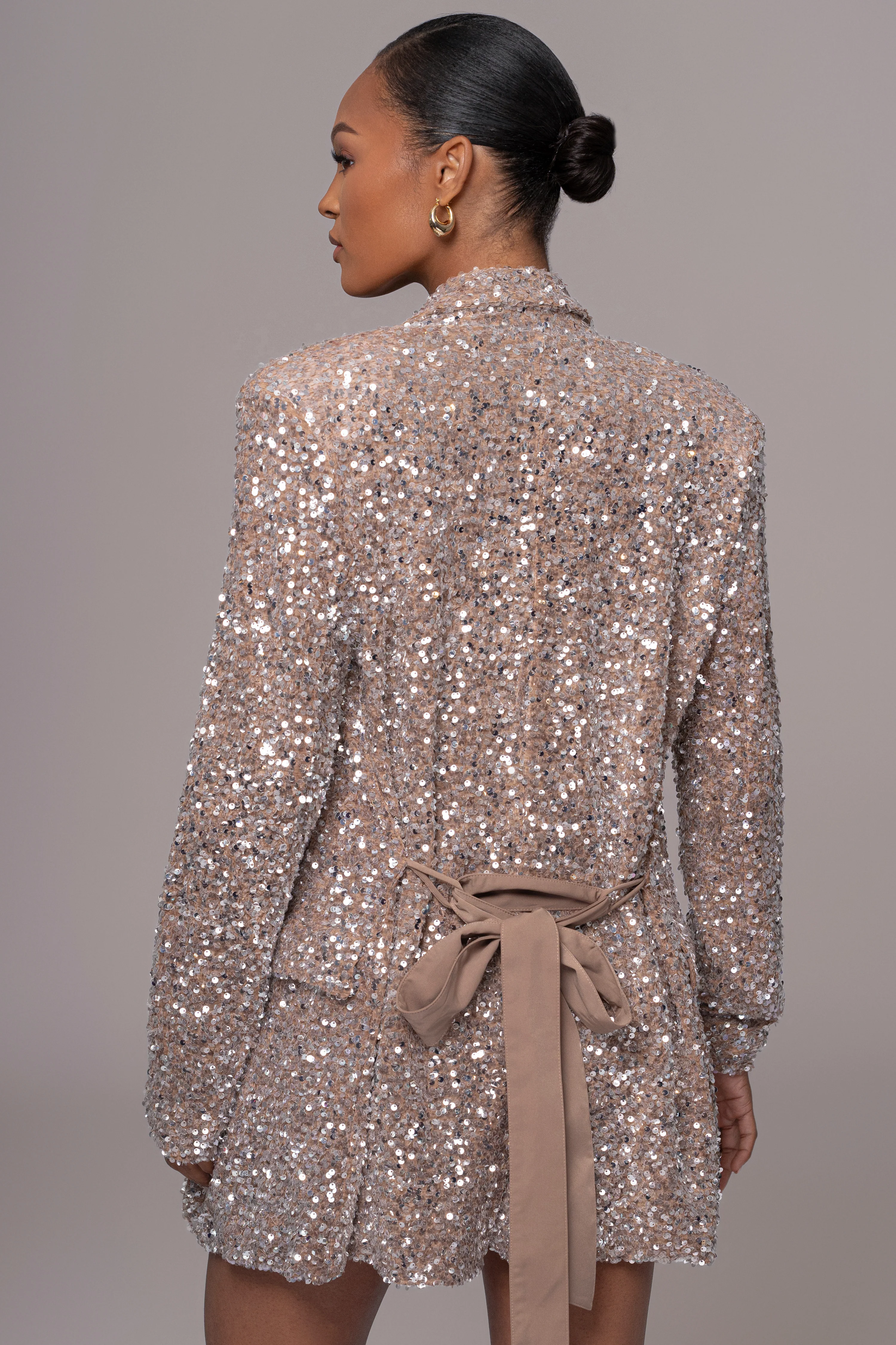 Nixie Sequin Oversized Blazer - Image 24