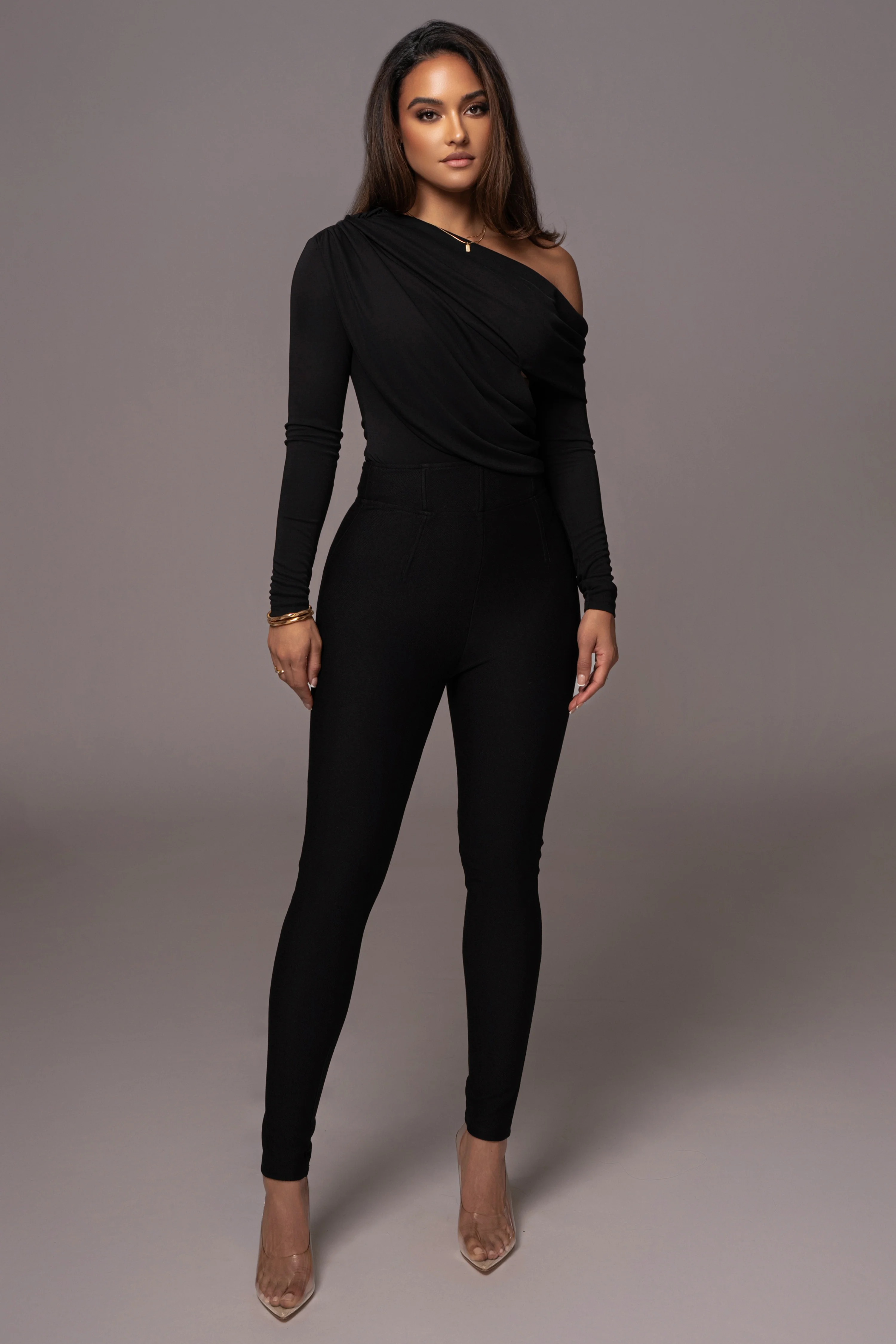Noir Ultra High Waist Skinny Pants - Image 4