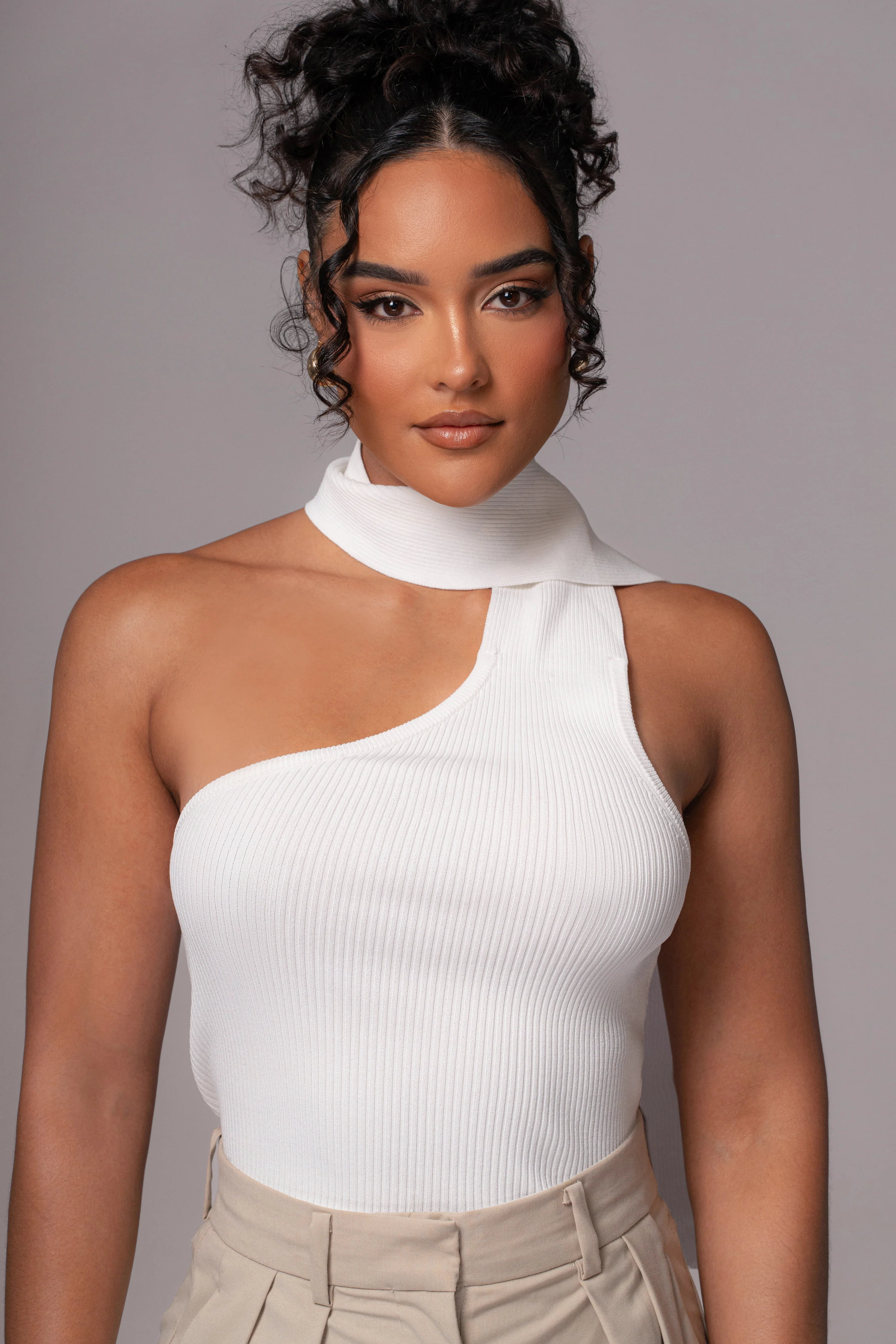 Off White Anderson Ribbed Top - Image 5