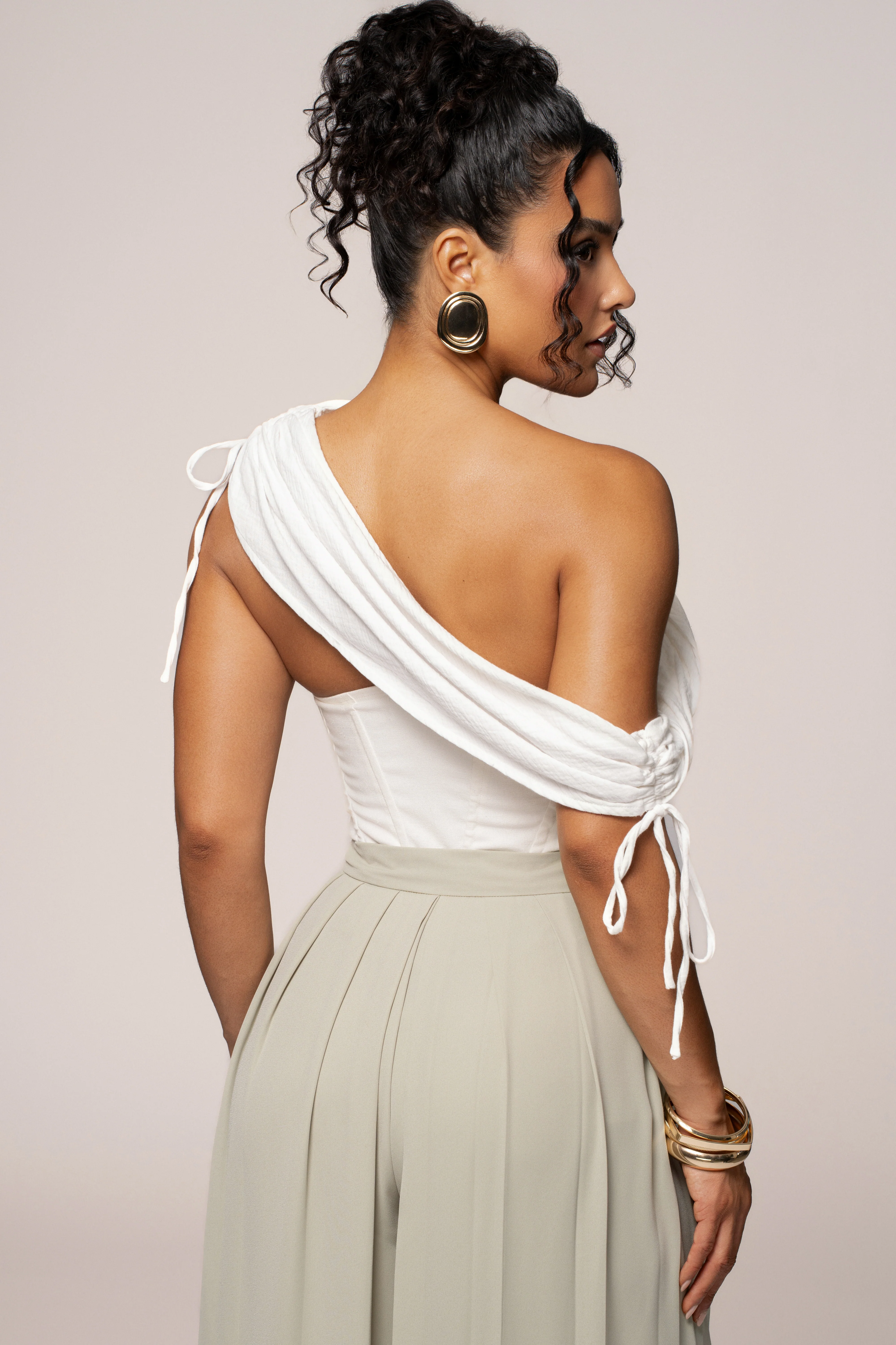 Off-White New Obsession Draped Top - Image 4