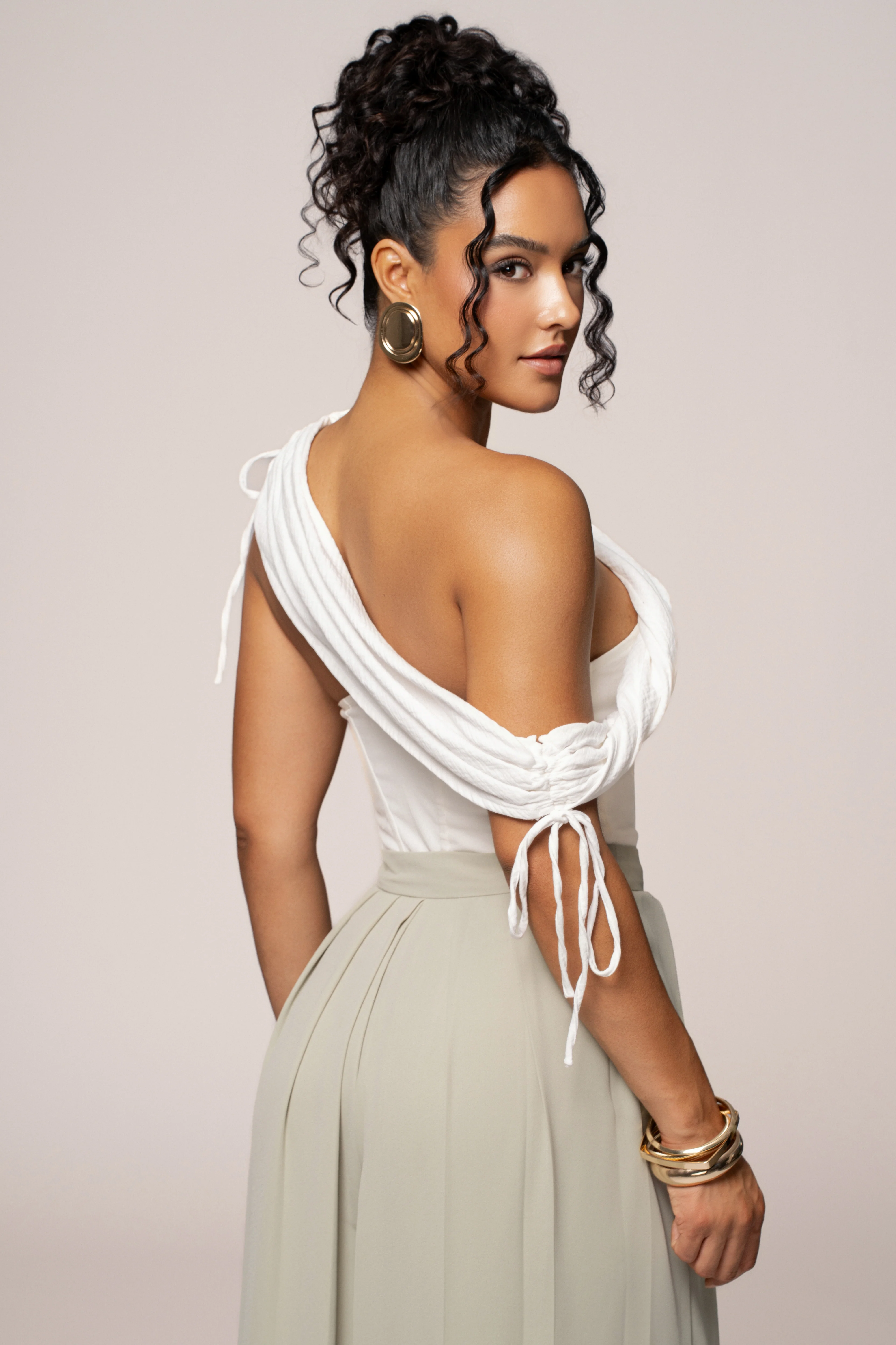 Off-White New Obsession Draped Top - Image 8