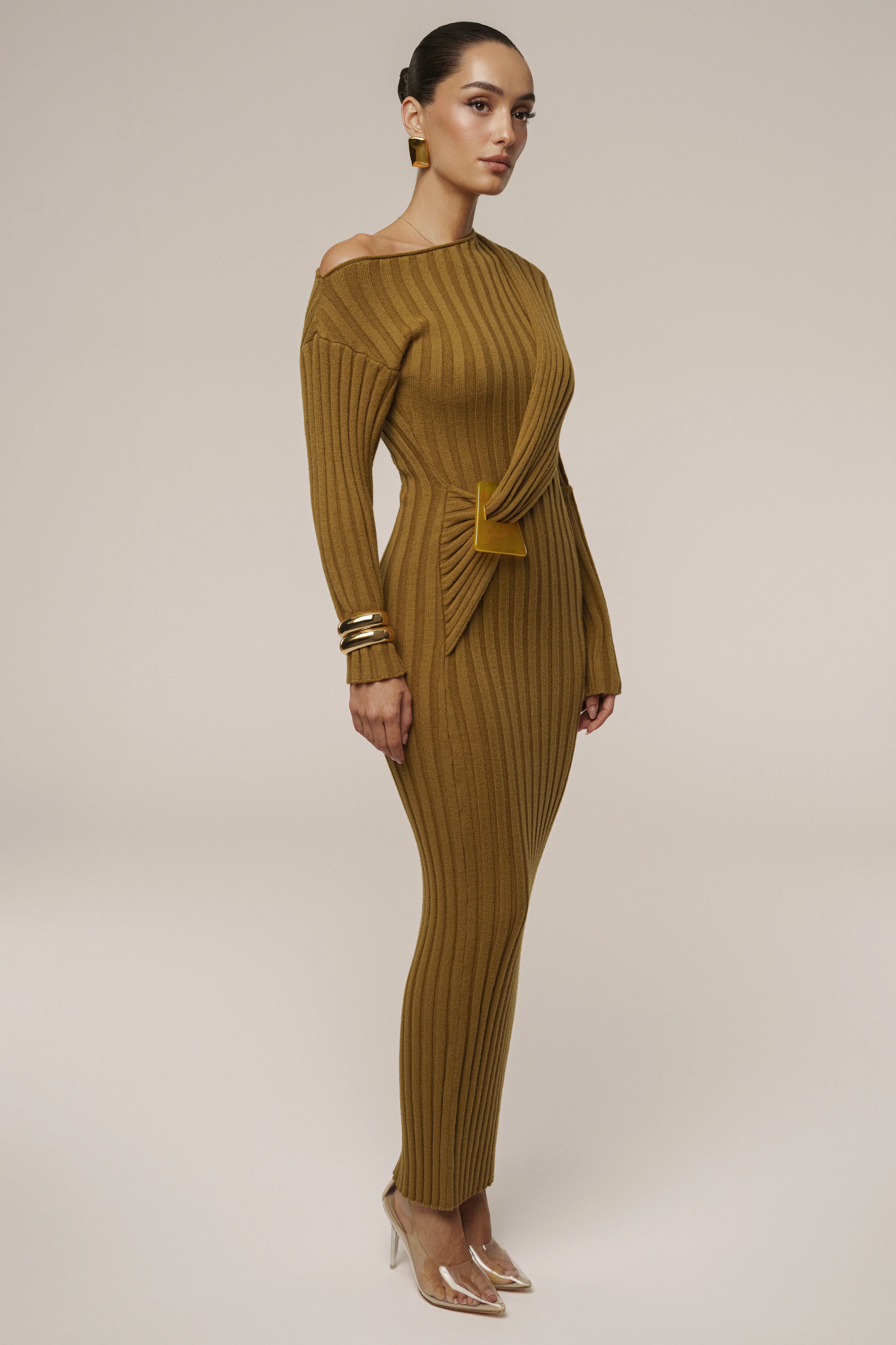 Olive Auttomn Maxi Dress - Image 6