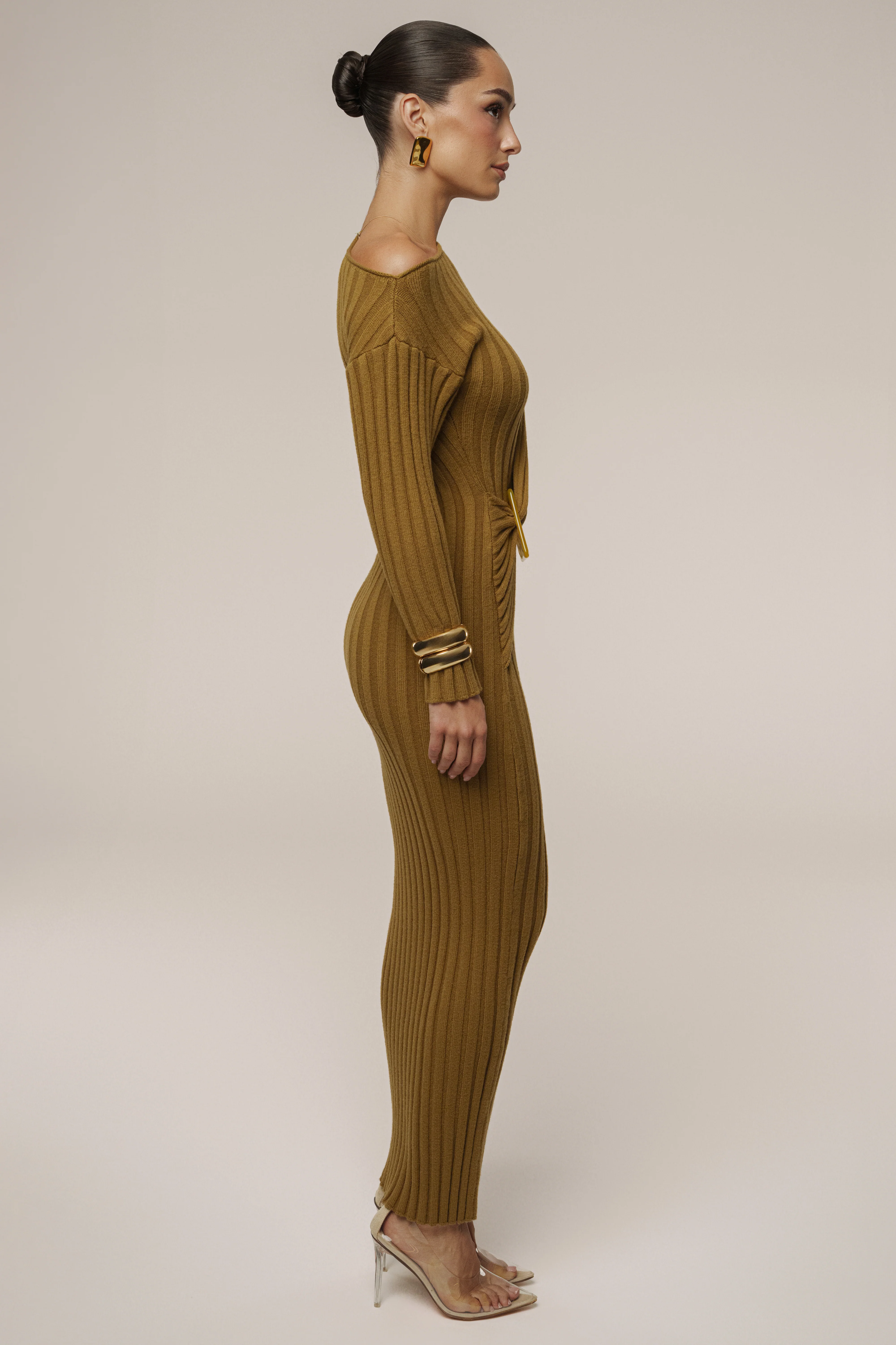 Olive Auttomn Maxi Dress - Image 7