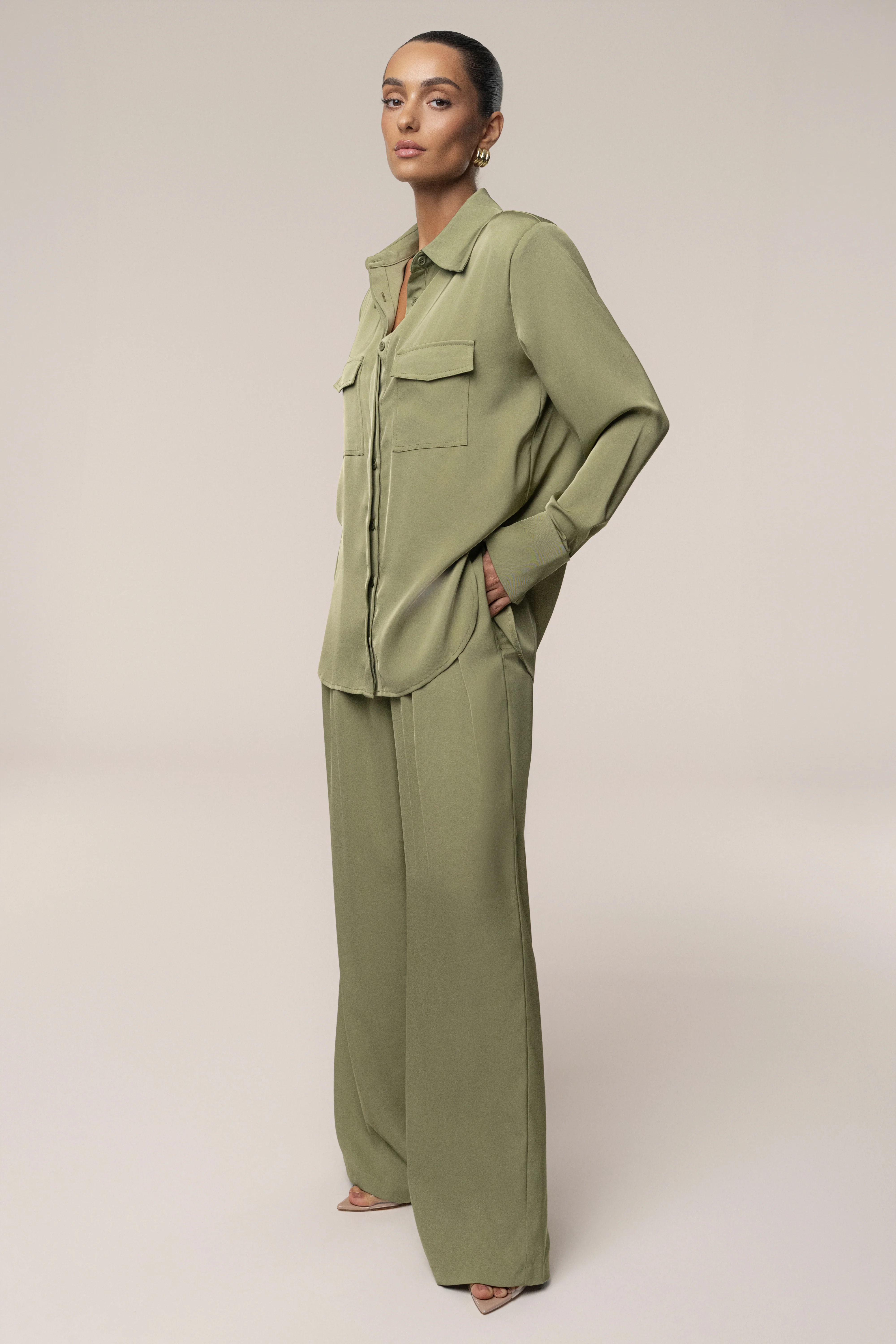 Olive Candice Trousers - Image 6