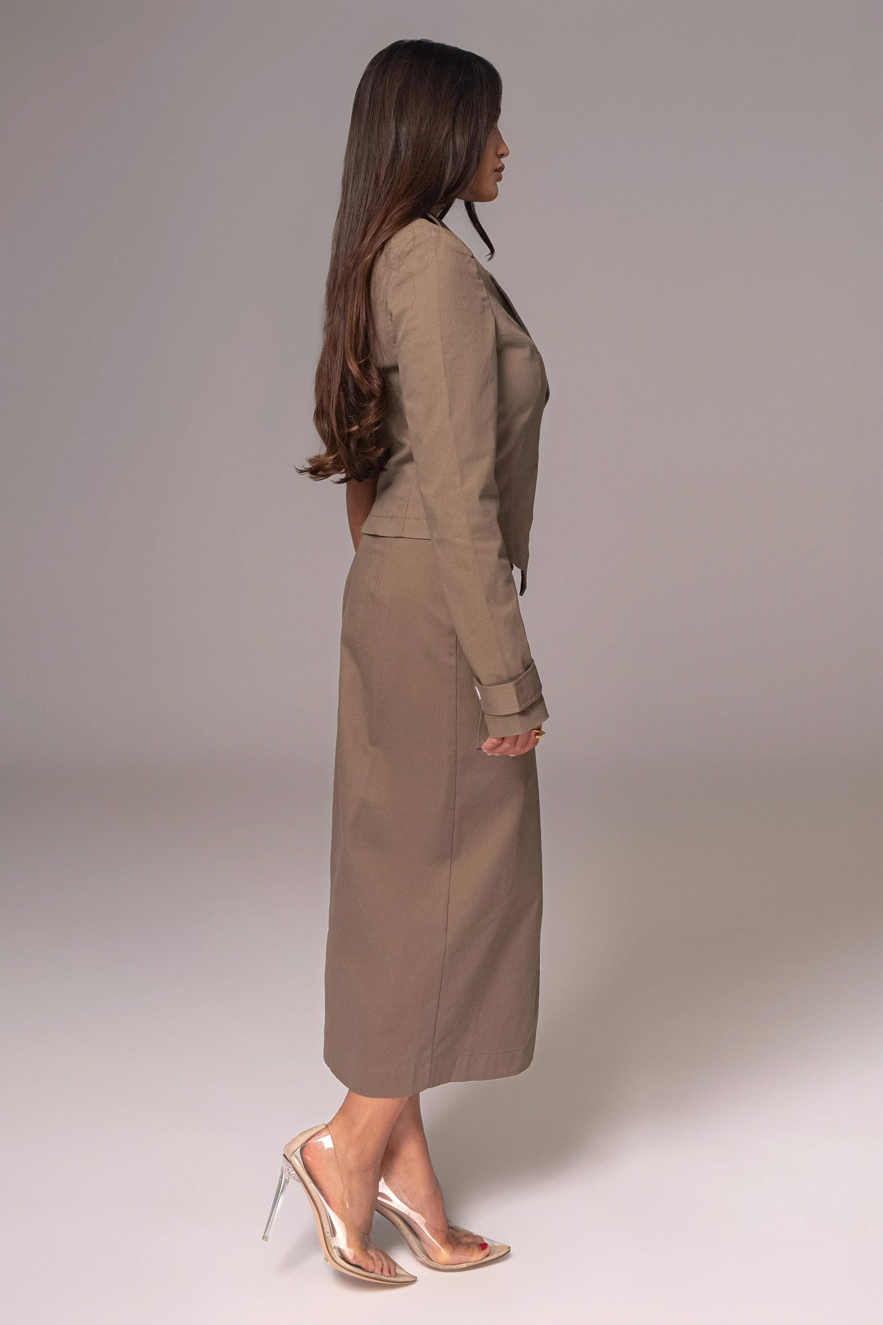 Olive City Life Cargo Skirt - Image 10