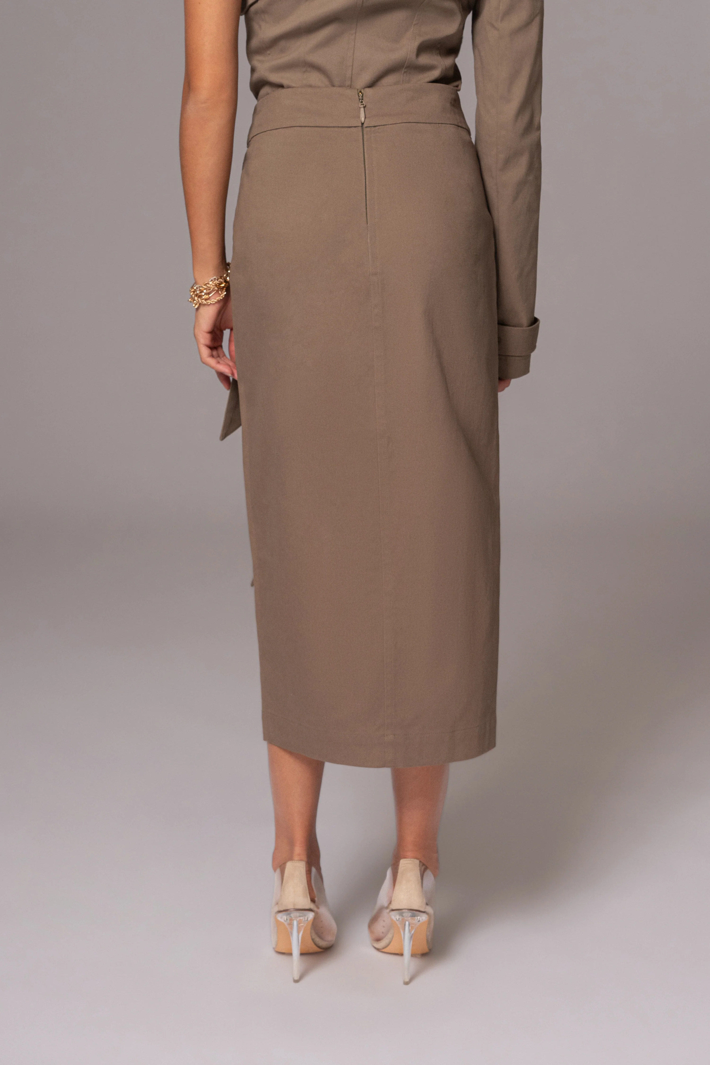 Olive City Life Cargo Skirt - Image 12