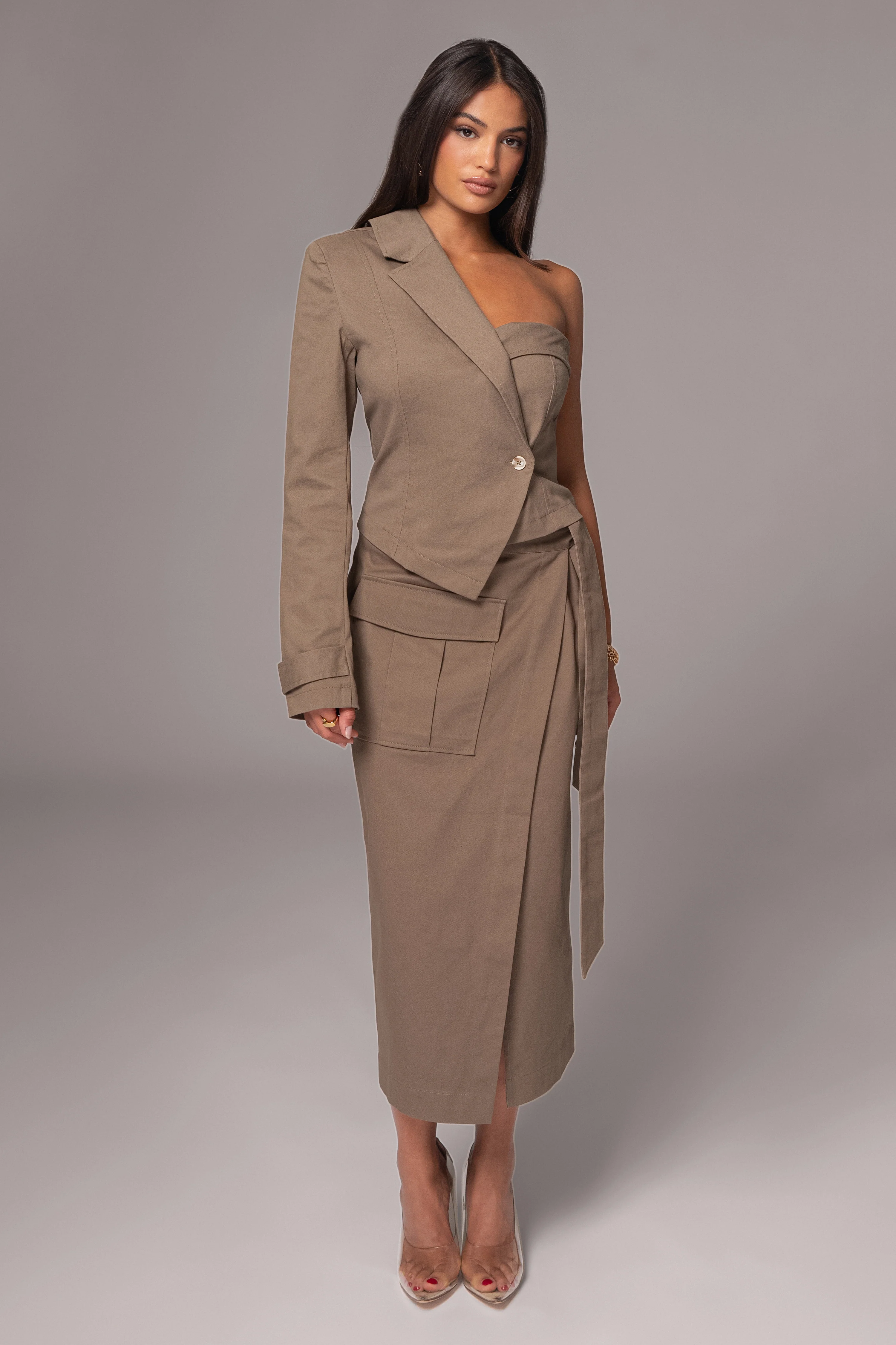Olive City Life Cargo Skirt - Image 8