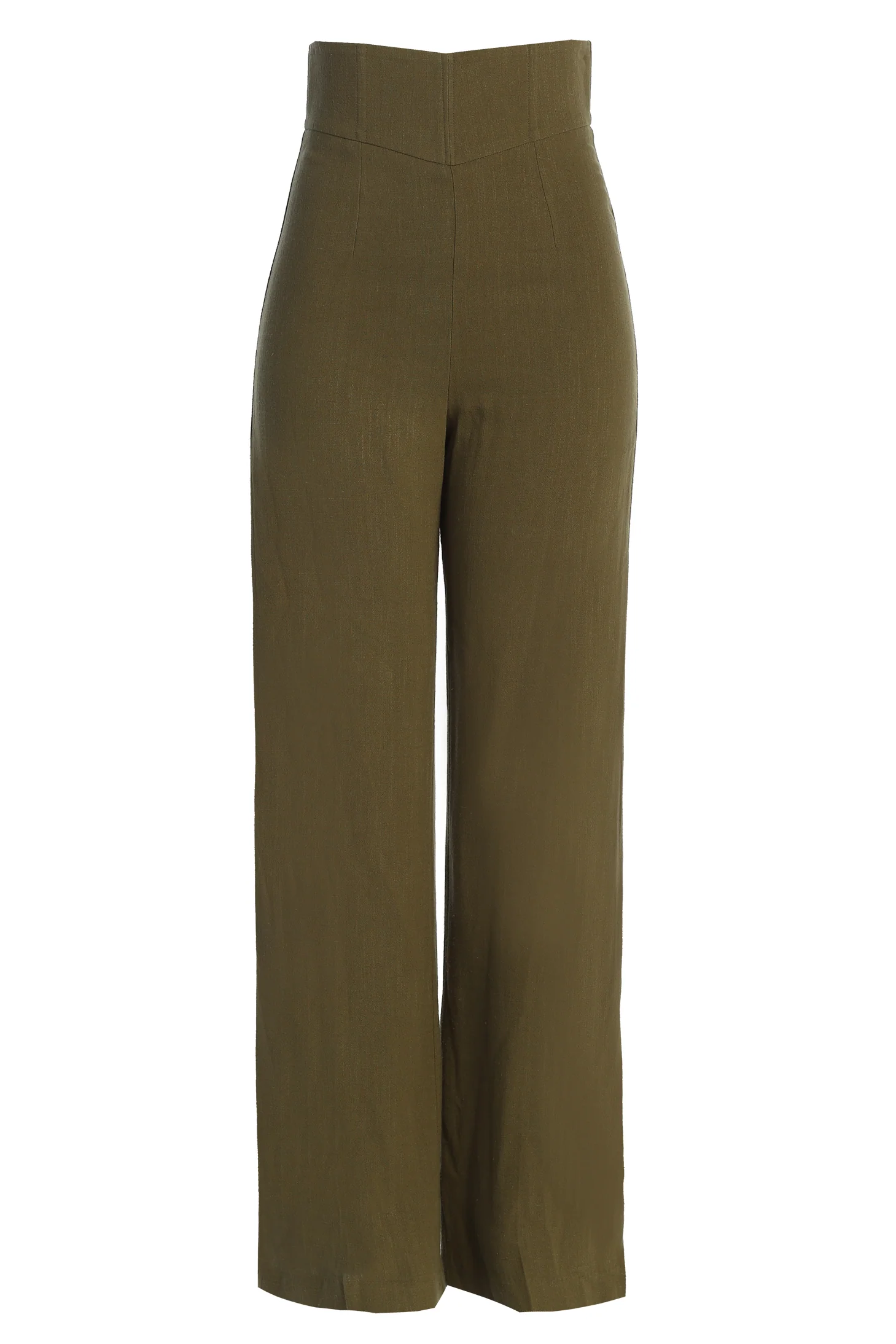 Olive Explorer Linen Pants - Image 2