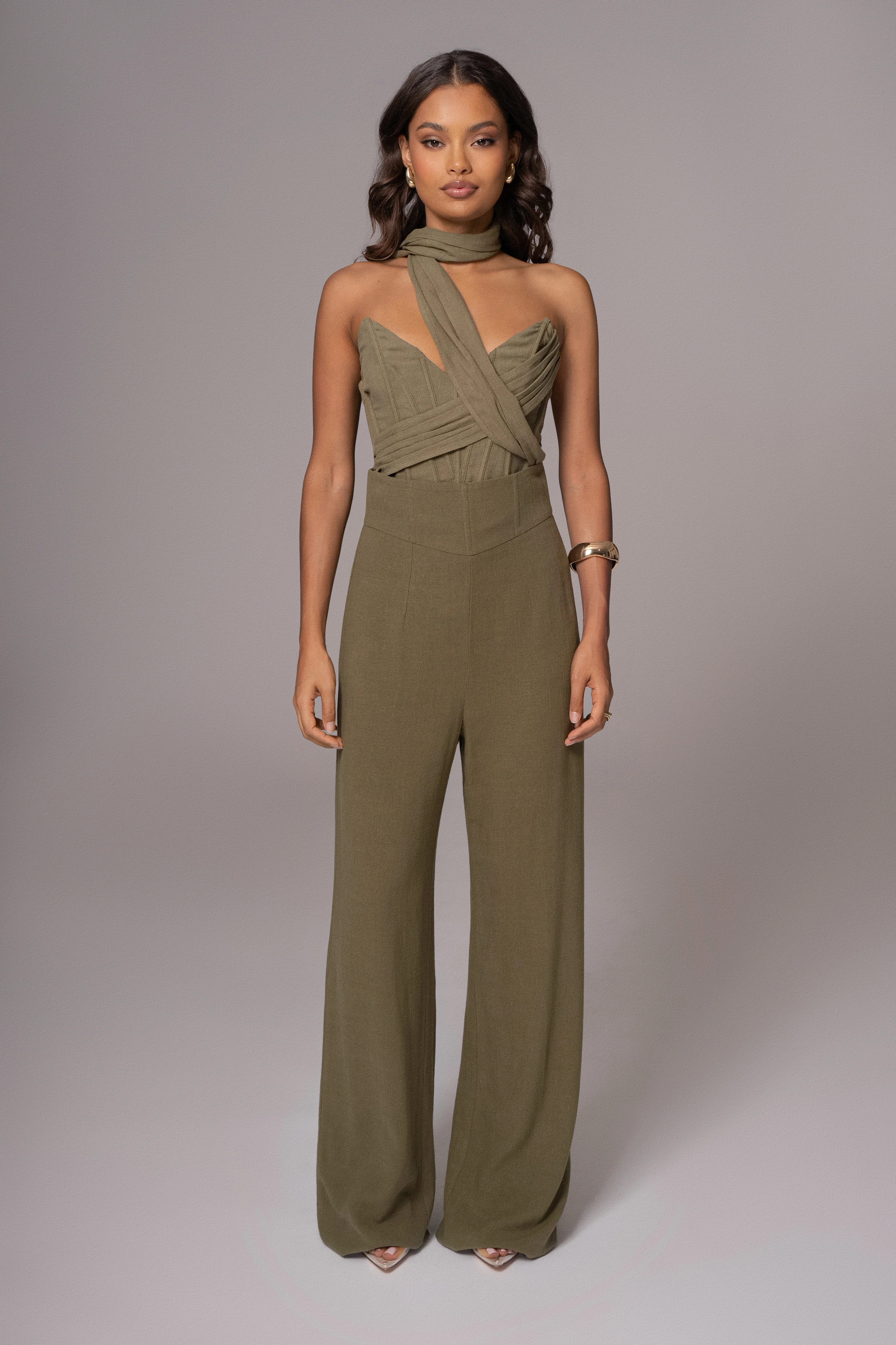Olive Explorer Linen Pants - Image 4