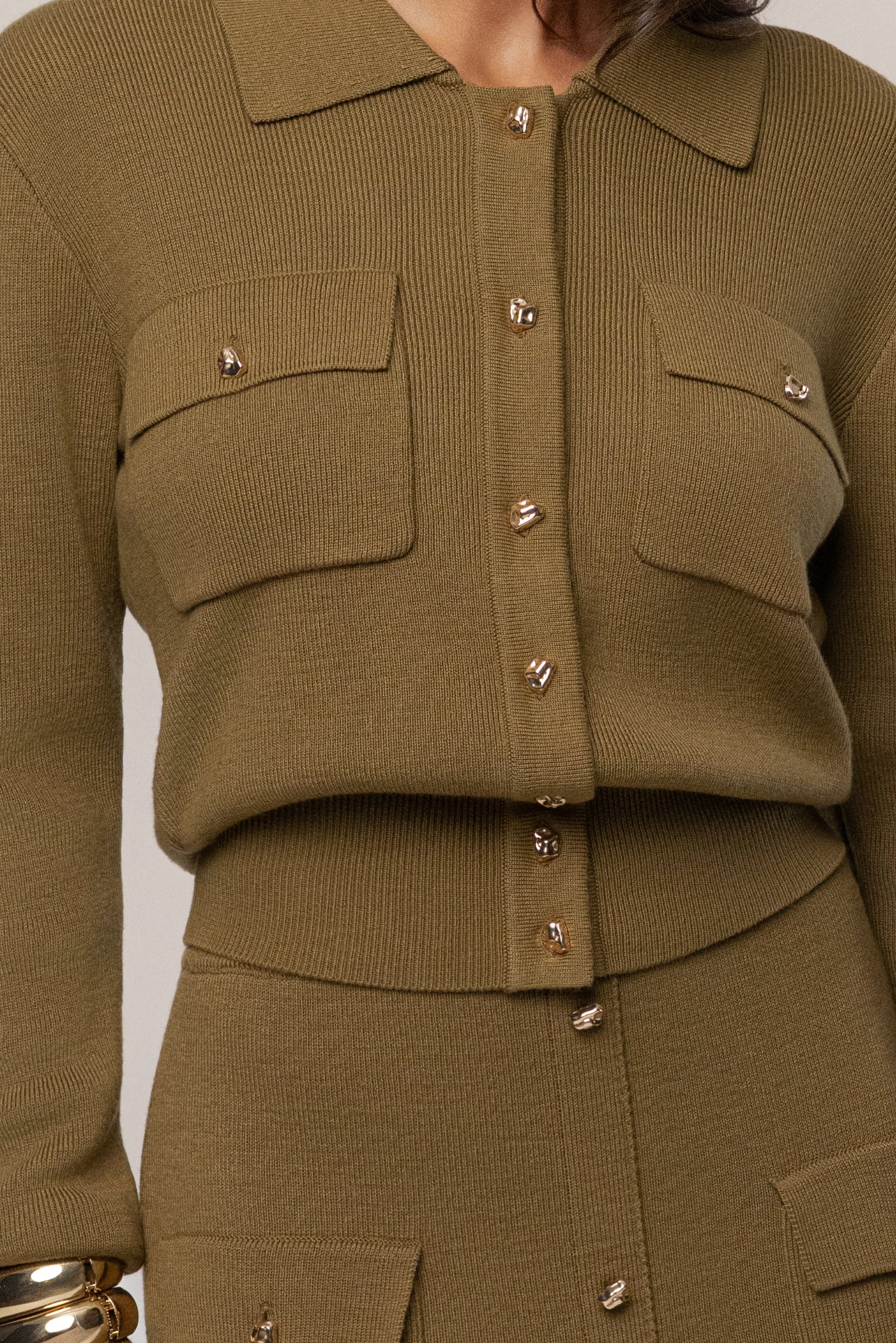 Olive Fall Bliss Knit Top - Image 10