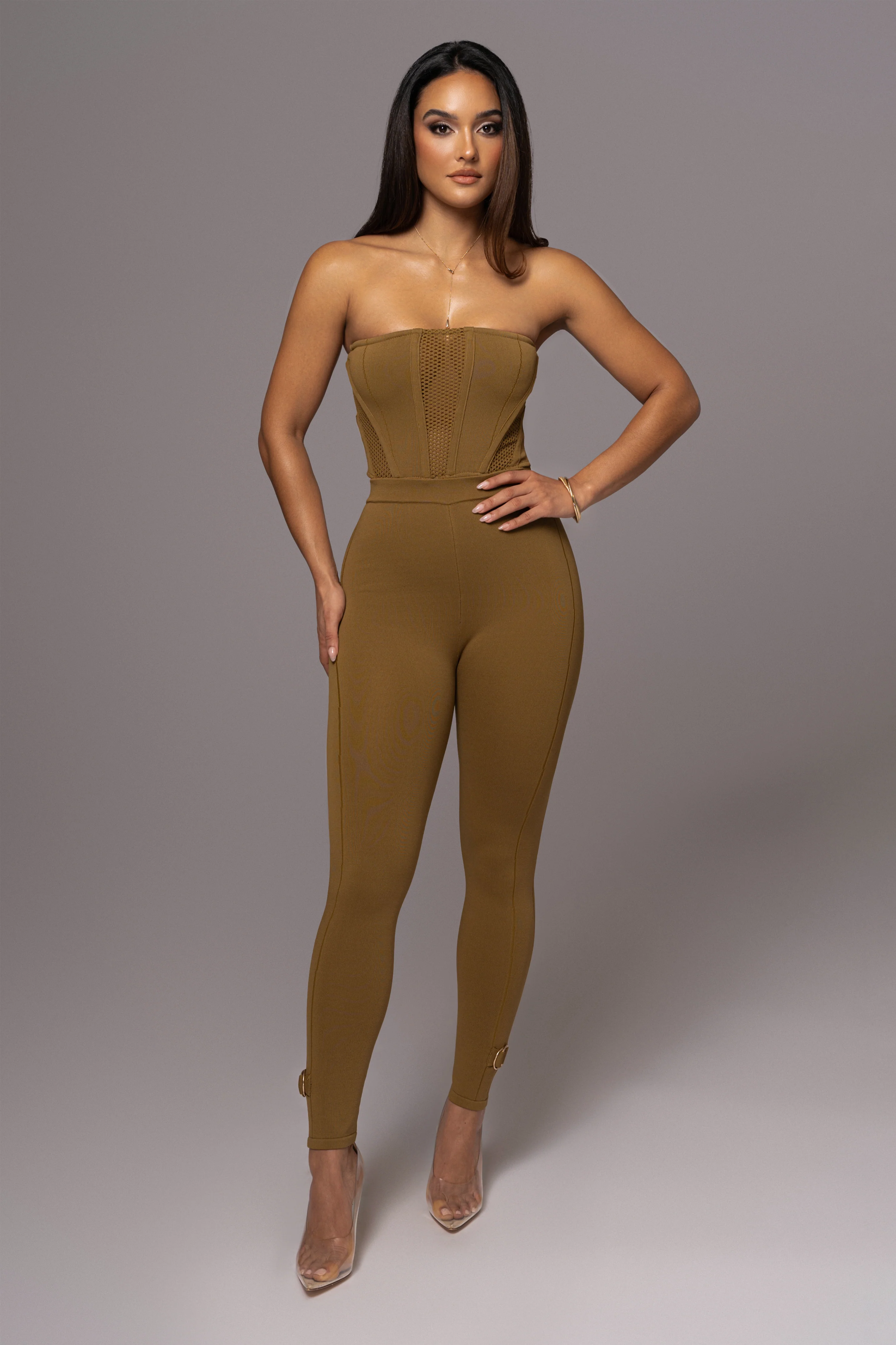 Olive Freda Knit Bustier - Image 3