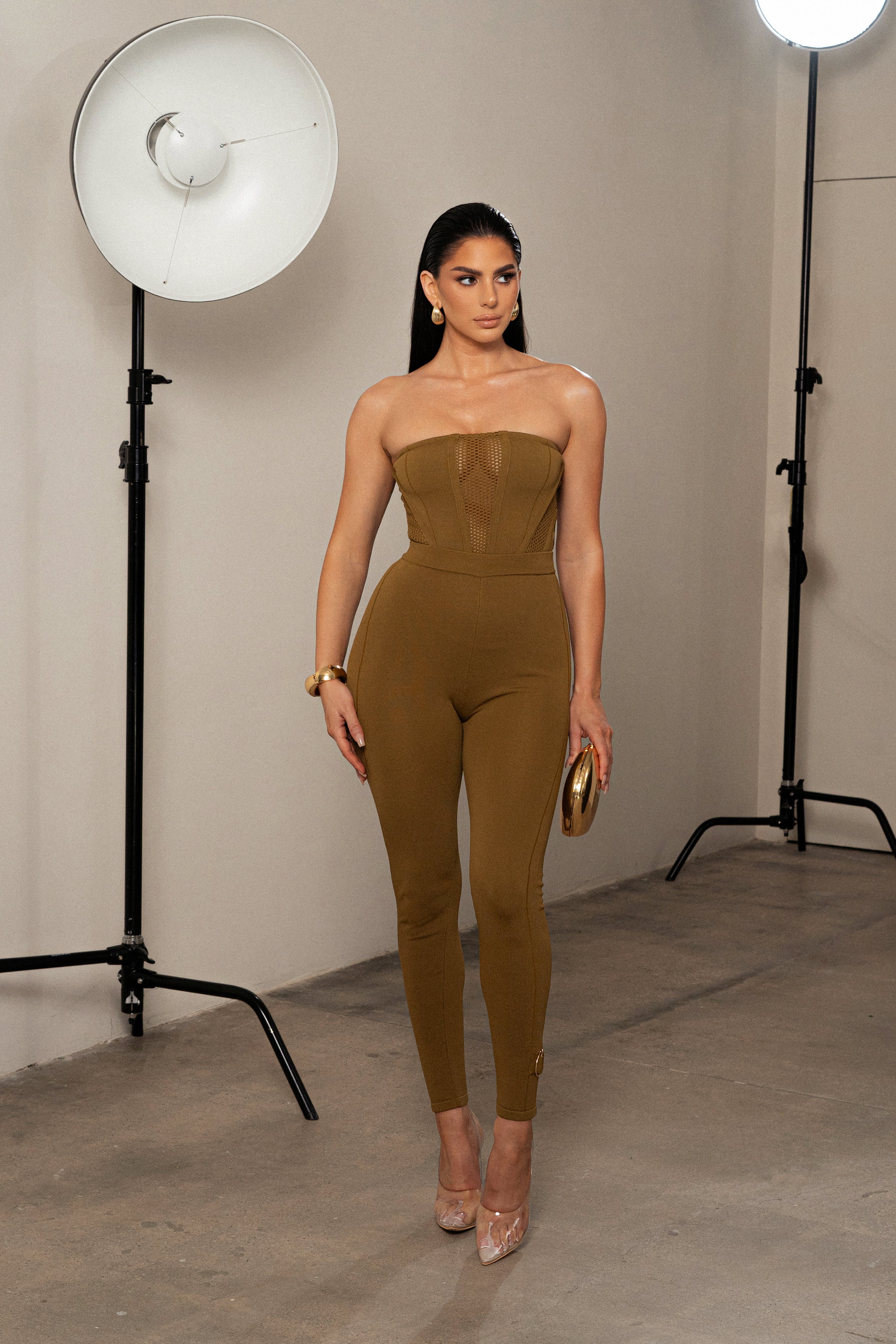 Olive Freda Knit Bustier - Image 7