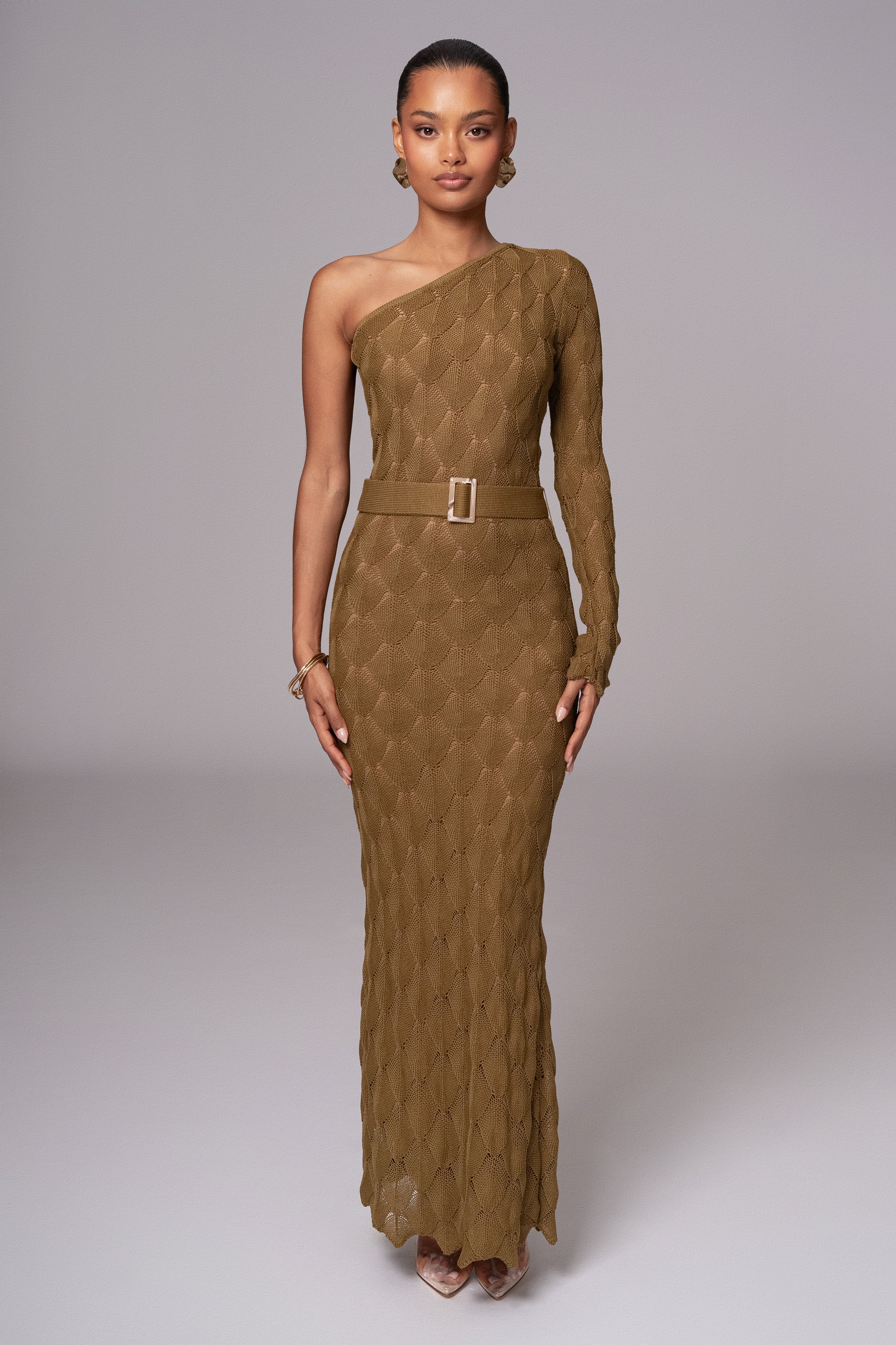 Olive La Costa One Shoulder Dress - Image 2