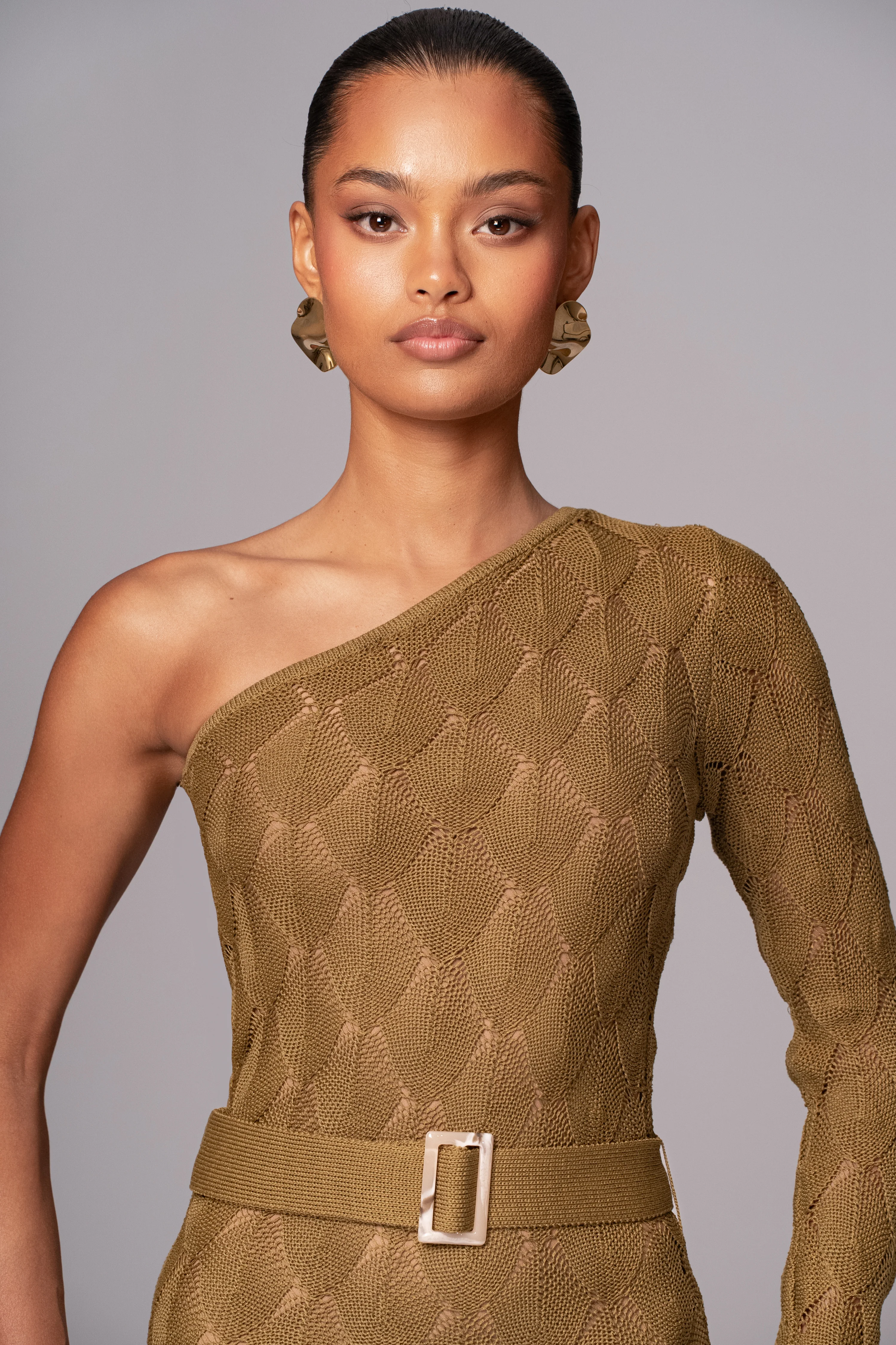 Olive La Costa One Shoulder Dress - Image 5