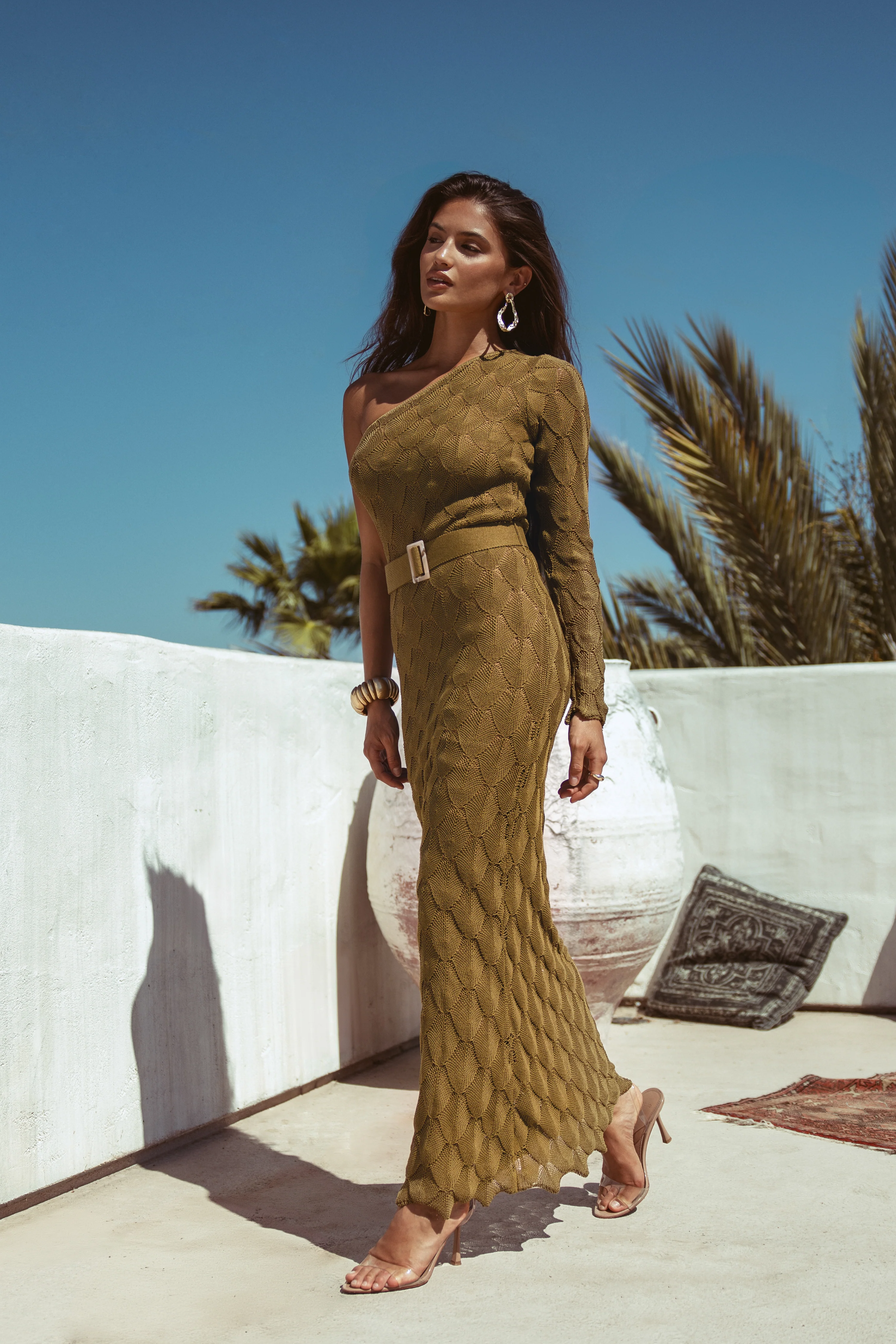 Olive La Costa One Shoulder Dress - Image 6