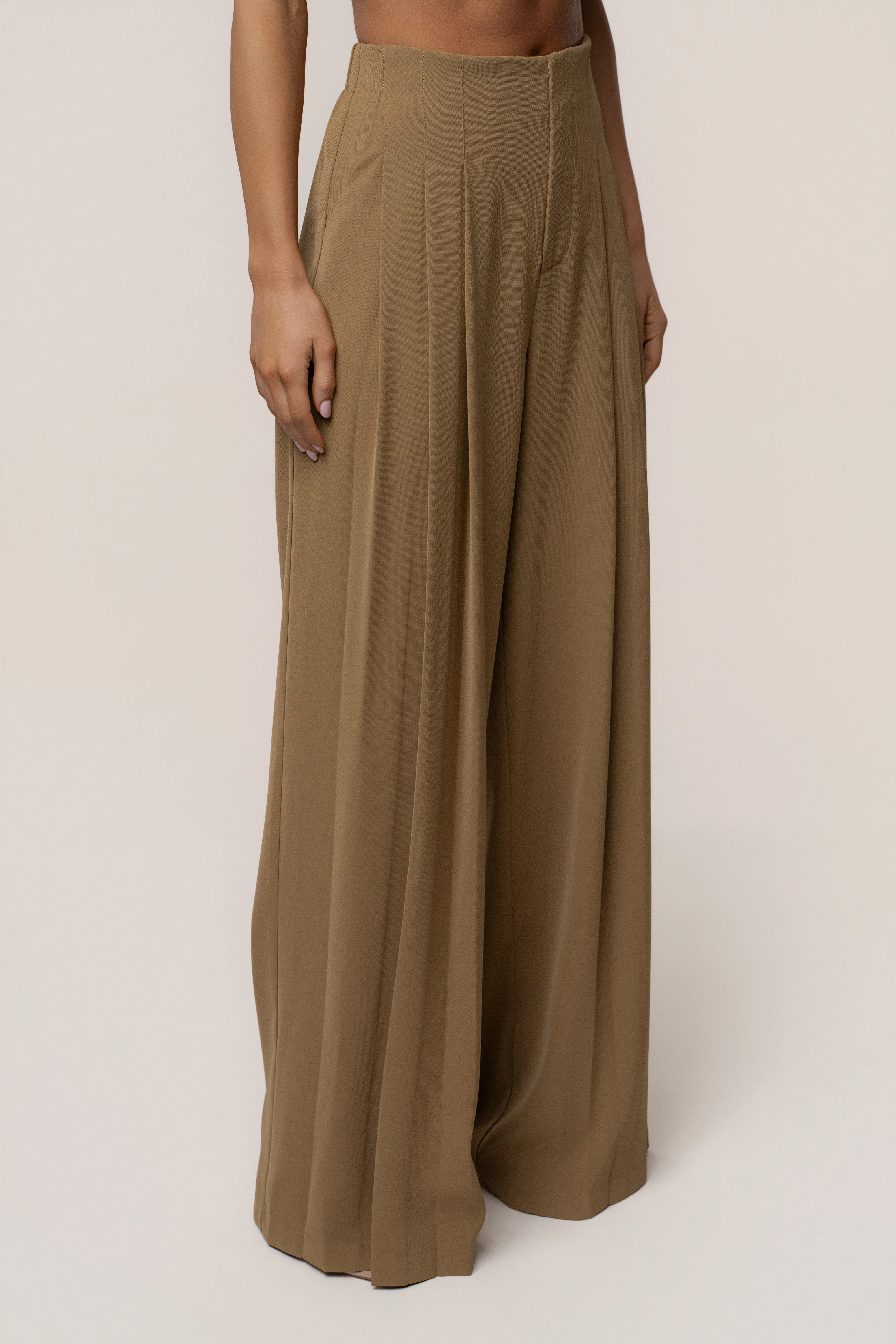Olive Signature Elegance Trousers - Image 8