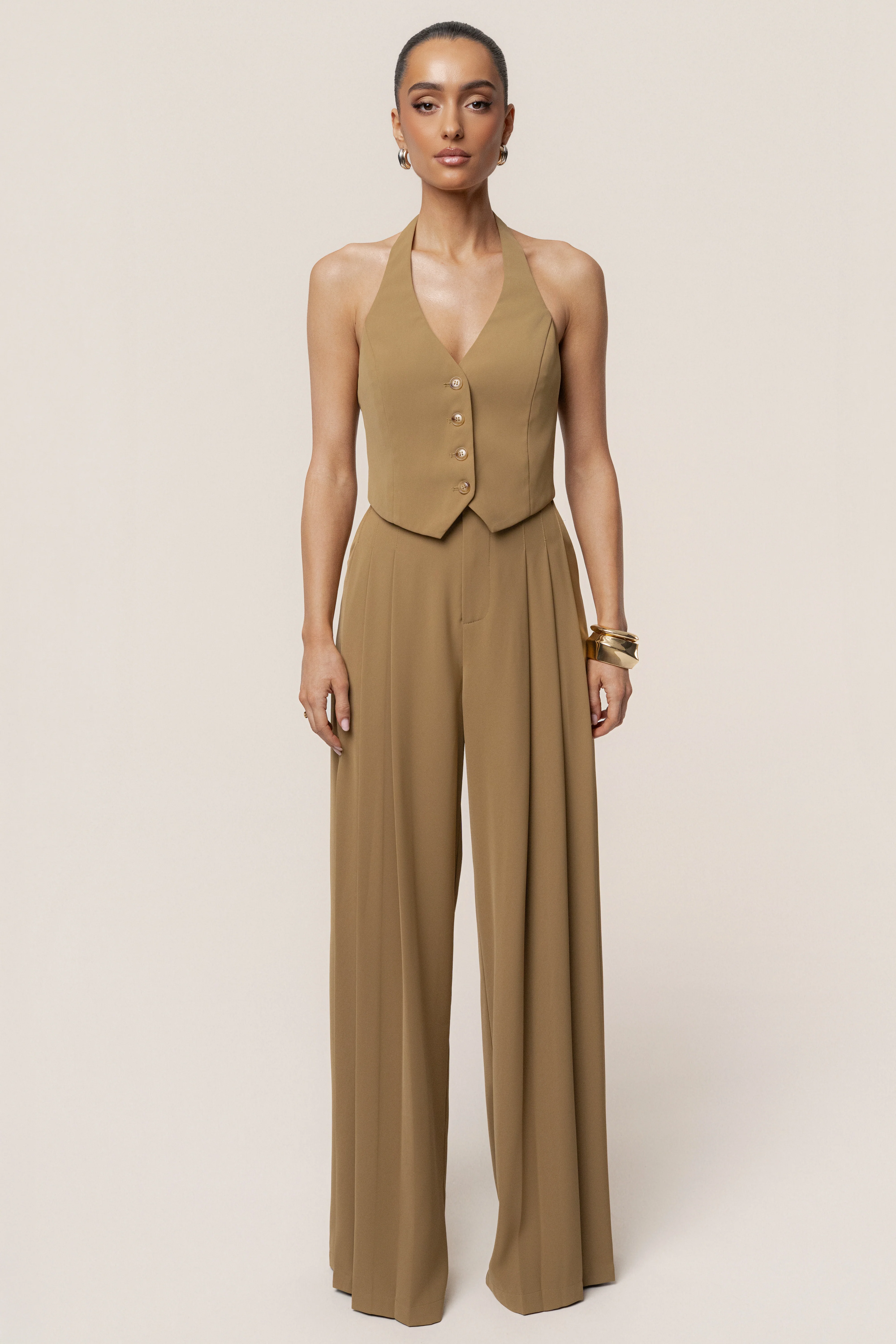 Olive Signature Elegance Vest - Image 4