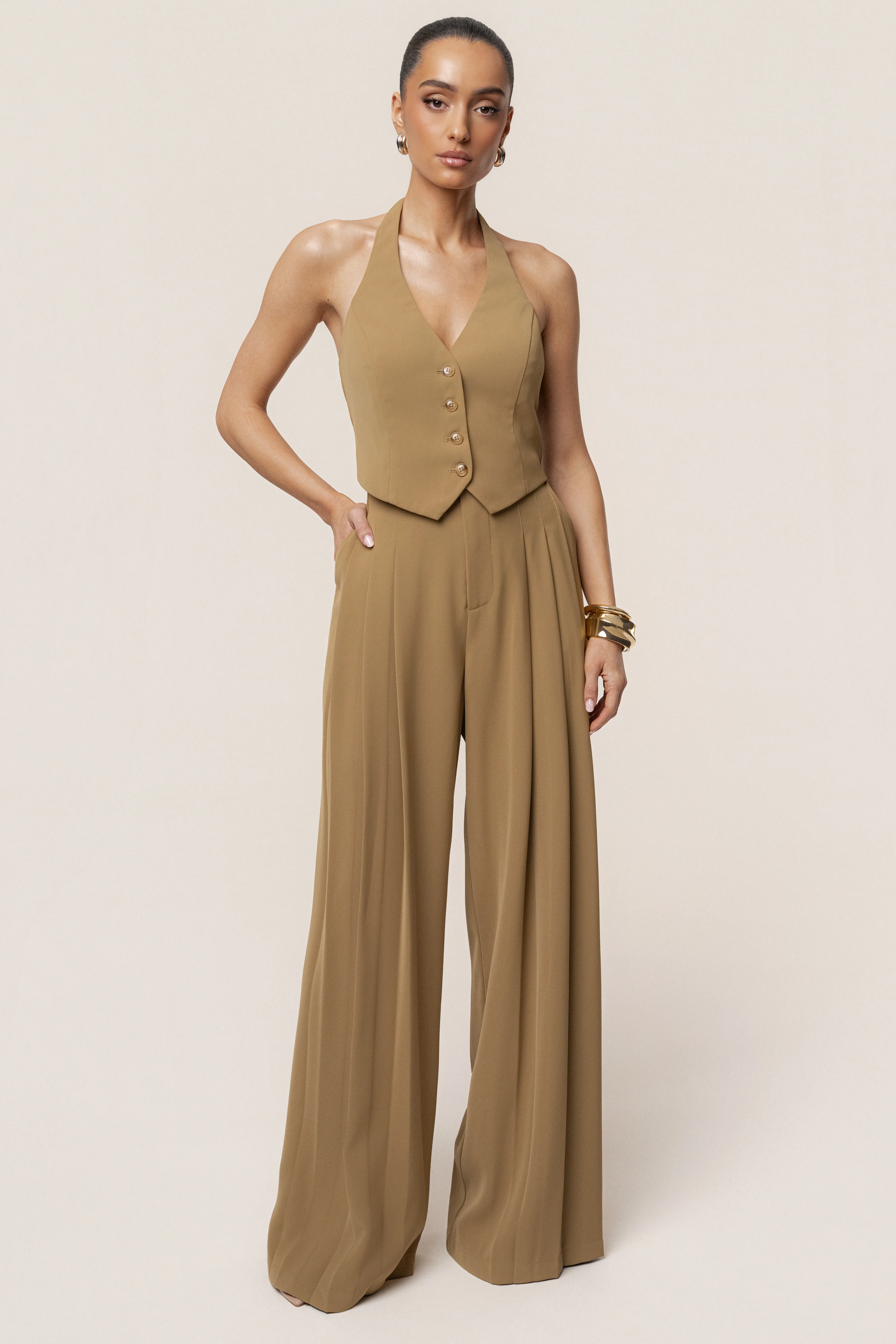 Olive Signature Elegance Vest - Image 8
