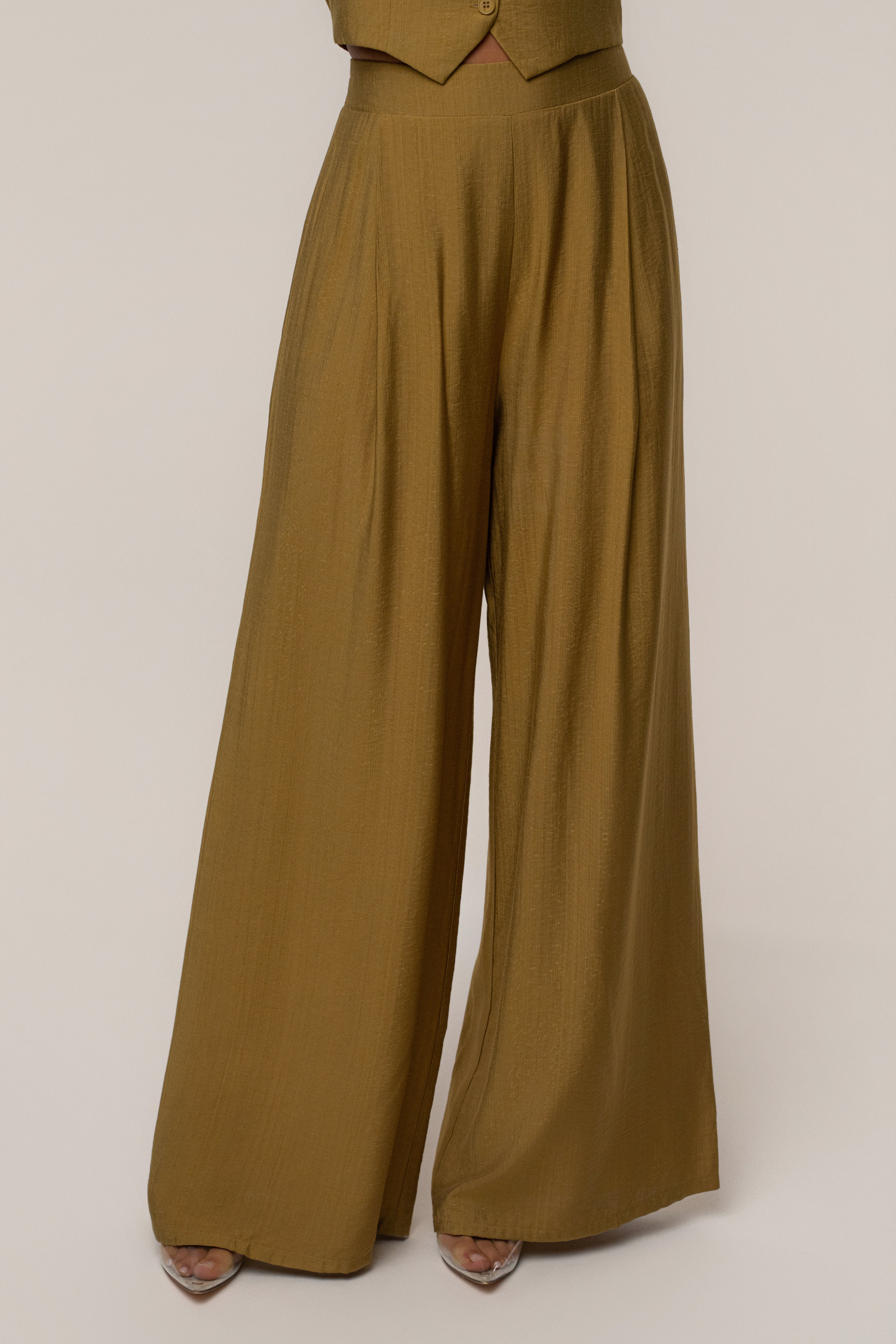 Olive Tropical Daze Pant Set - Image 3