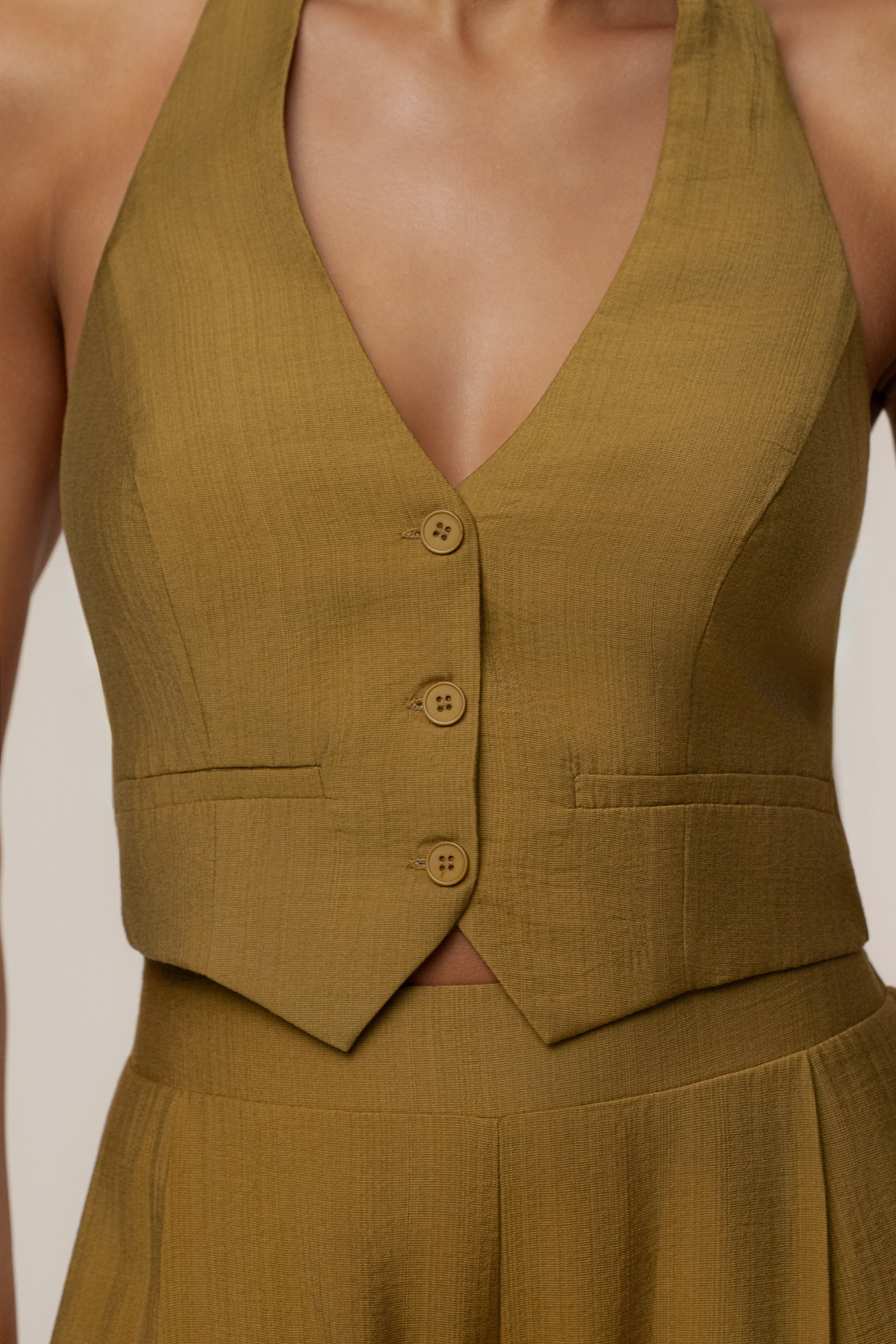 Olive Tropical Daze Pant Set - Image 6