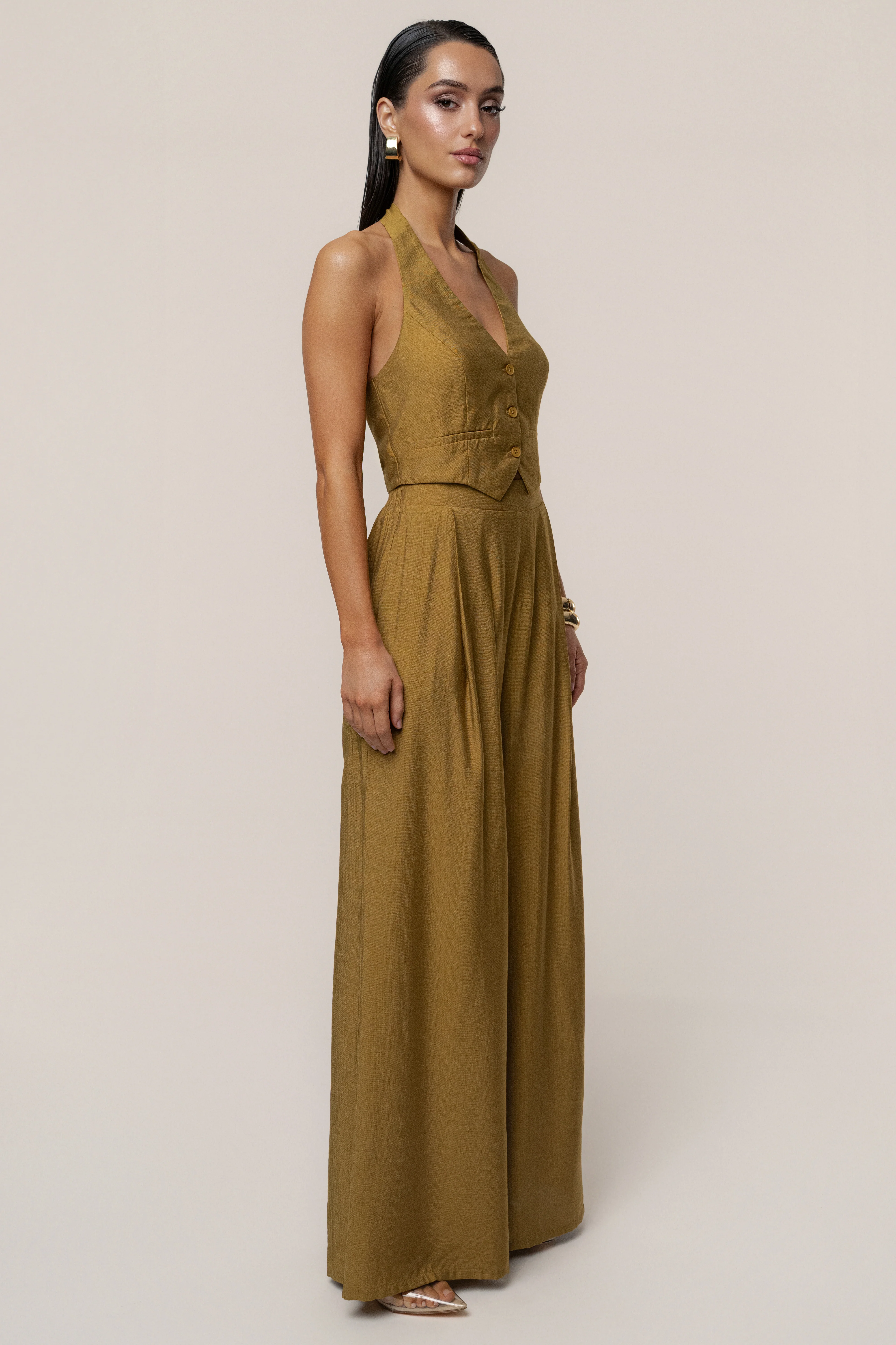 Olive Tropical Daze Pant Set - Image 7