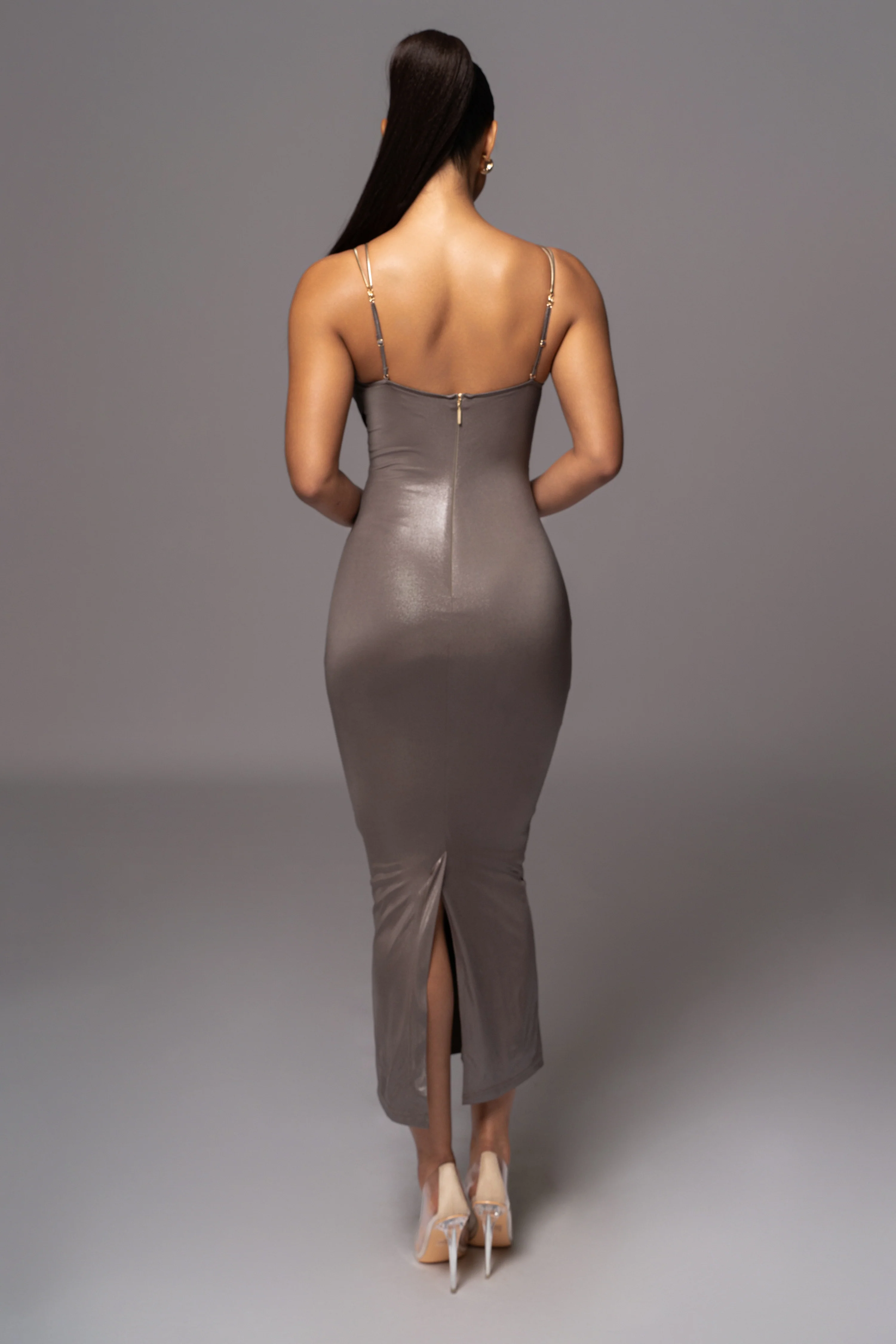 Olive Visions Of You Midi Dress - Image 8
