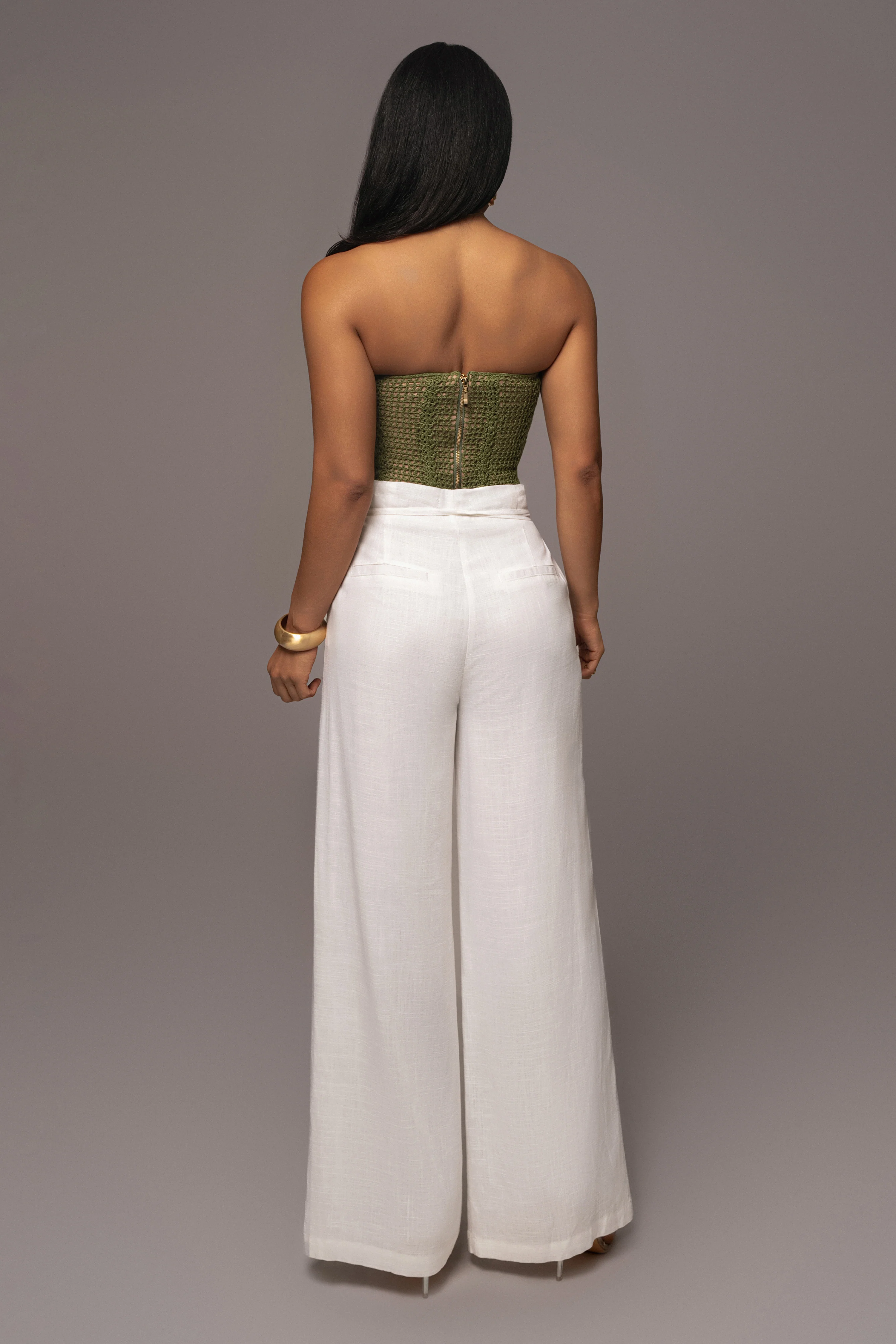 Olive Want It All Crochet Bustier - Image 7