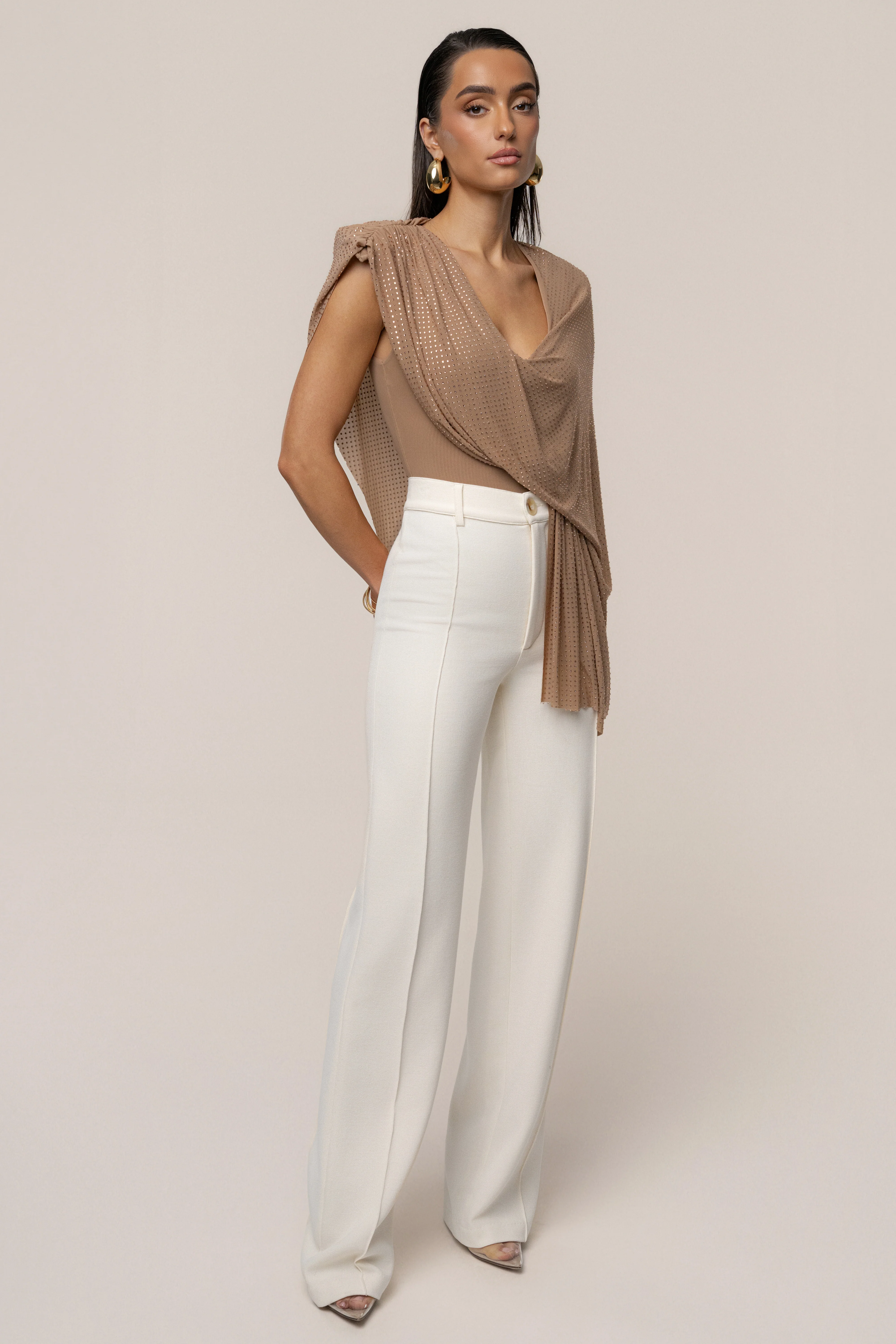 Pecan Draped Dreams Hot Fix Top - Image 5