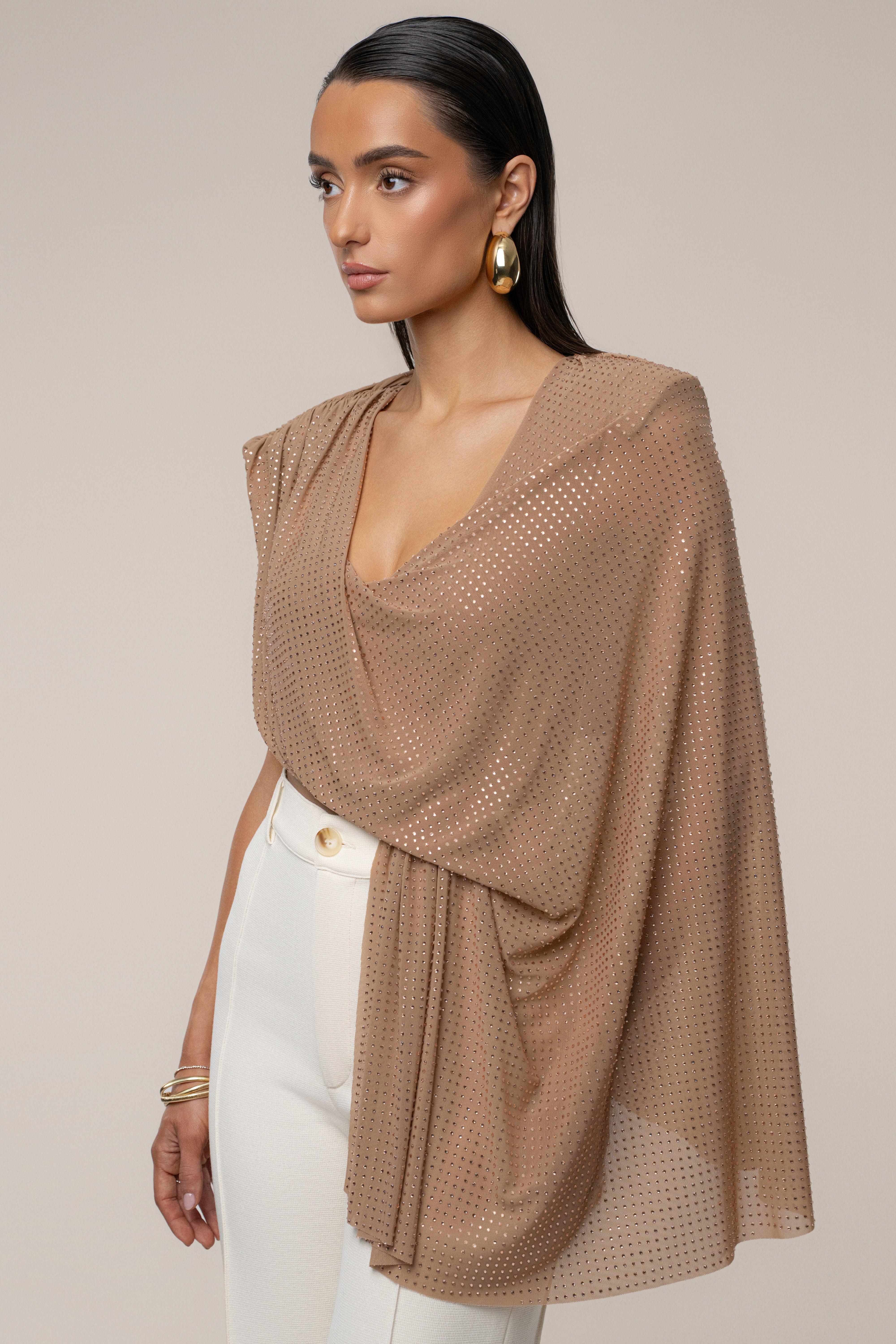 Pecan Draped Dreams Hot Fix Top - Image 7