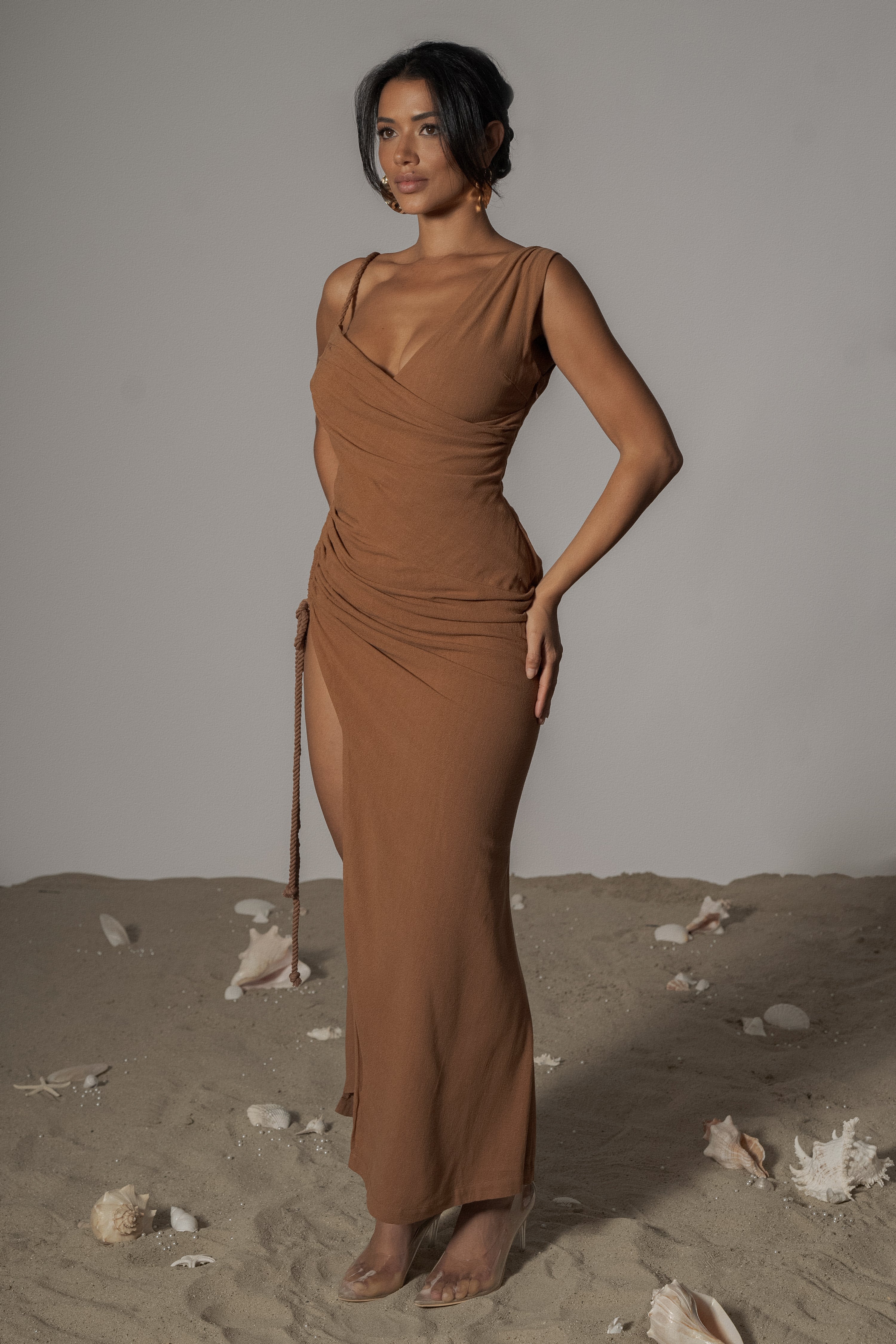Pecan Dreaming Of Summer Linen Dress - Image 2