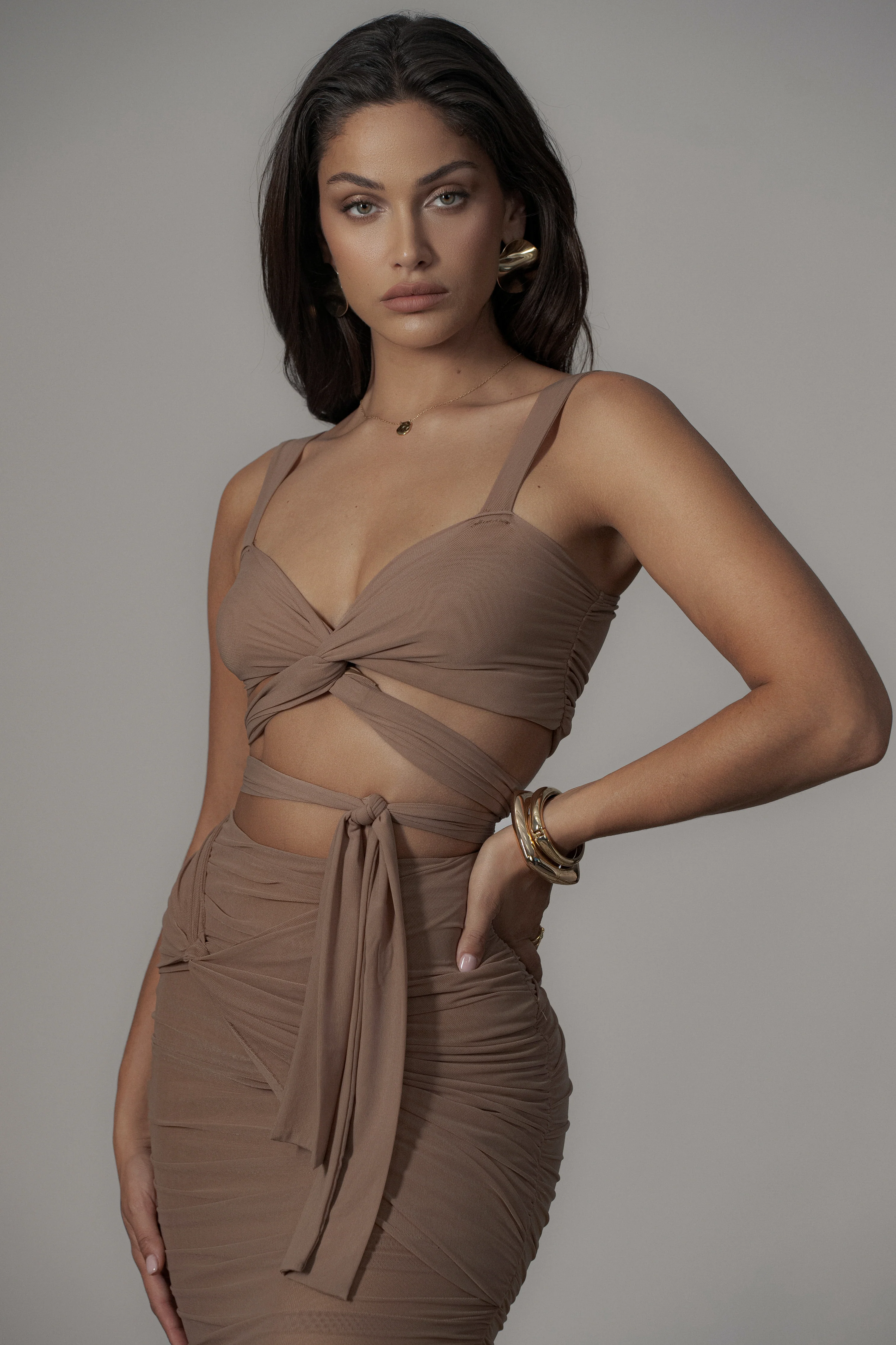 Pecan Extend Your Stay Skirt Set - Image 13