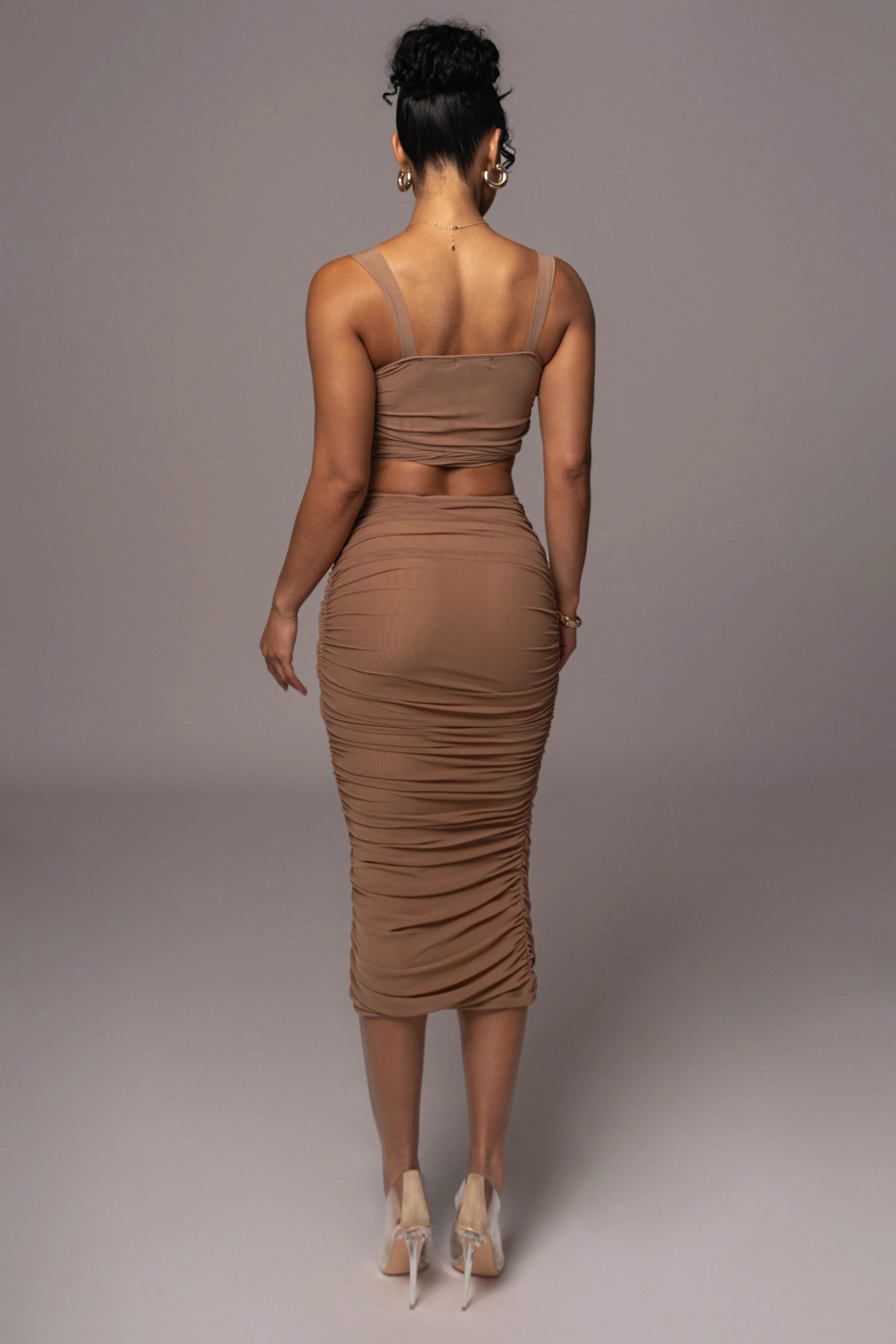 Pecan Extend Your Stay Skirt Set - Image 17