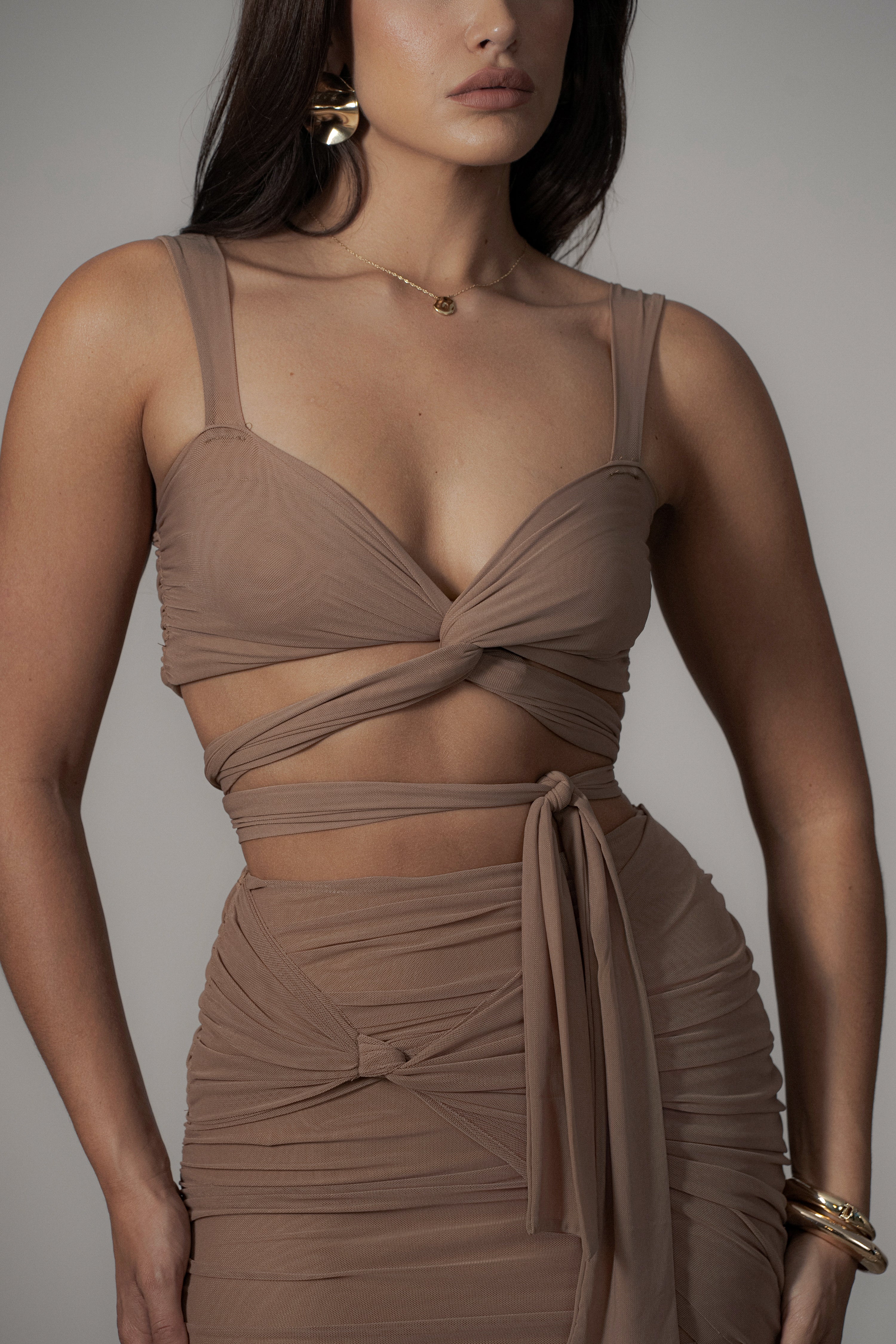 Pecan Extend Your Stay Skirt Set - Image 4