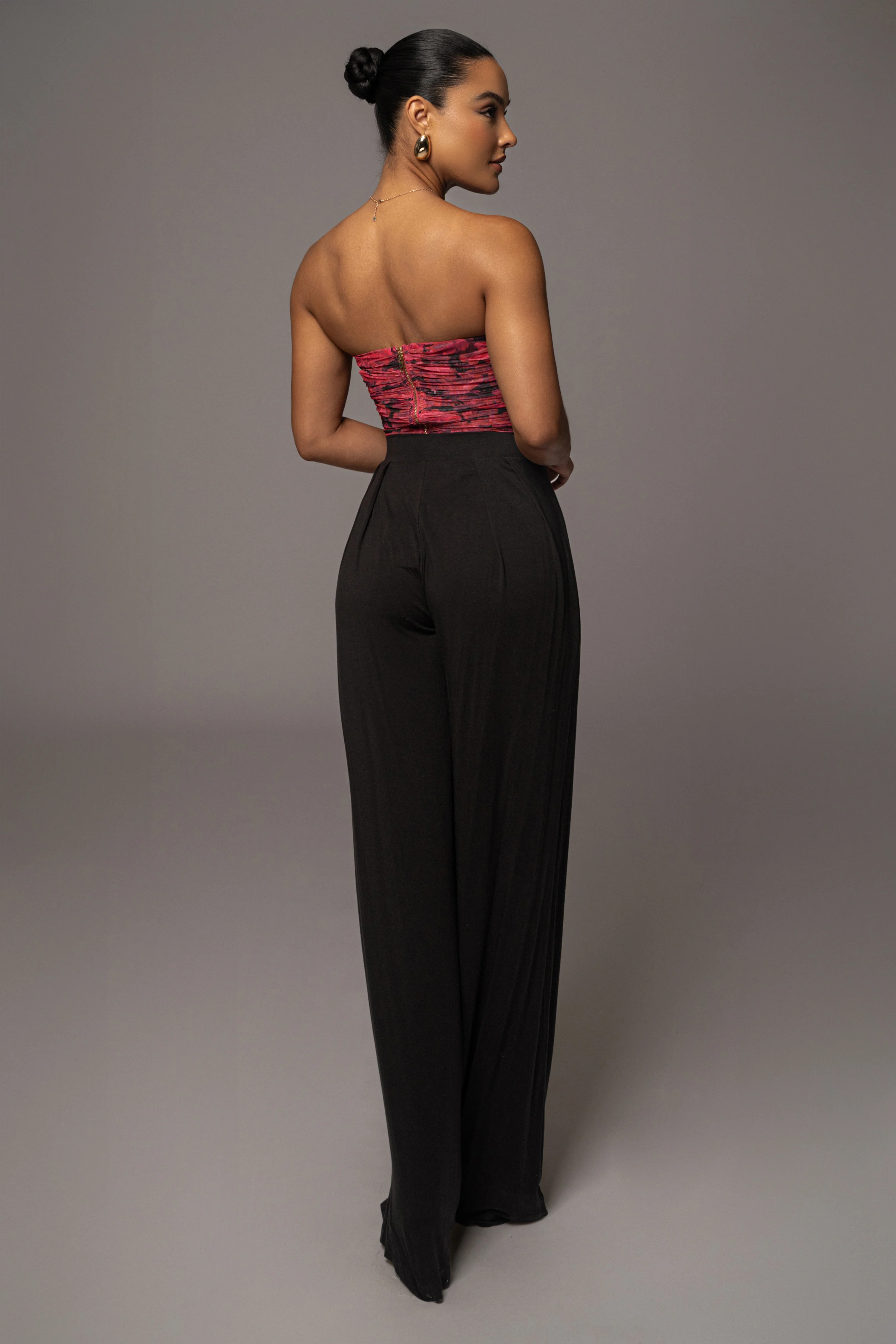 Pink Floral The Riviera Mesh Corset - Image 11