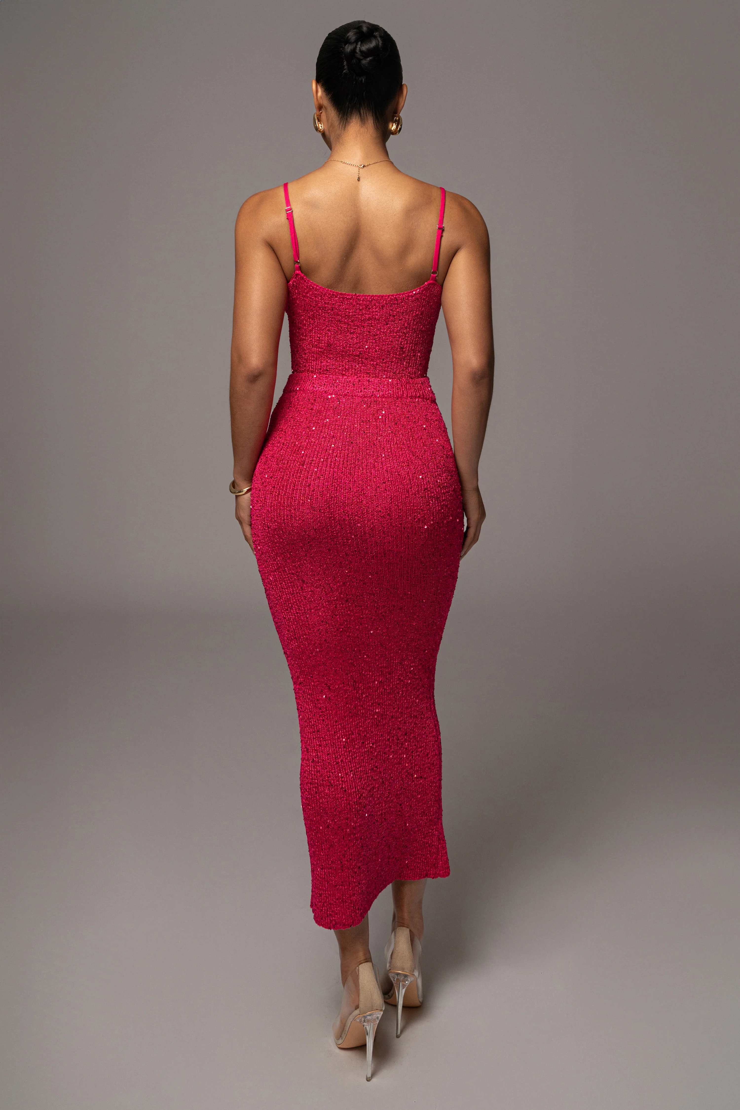 Pink Palace Sequin Skirt Set - Image 10