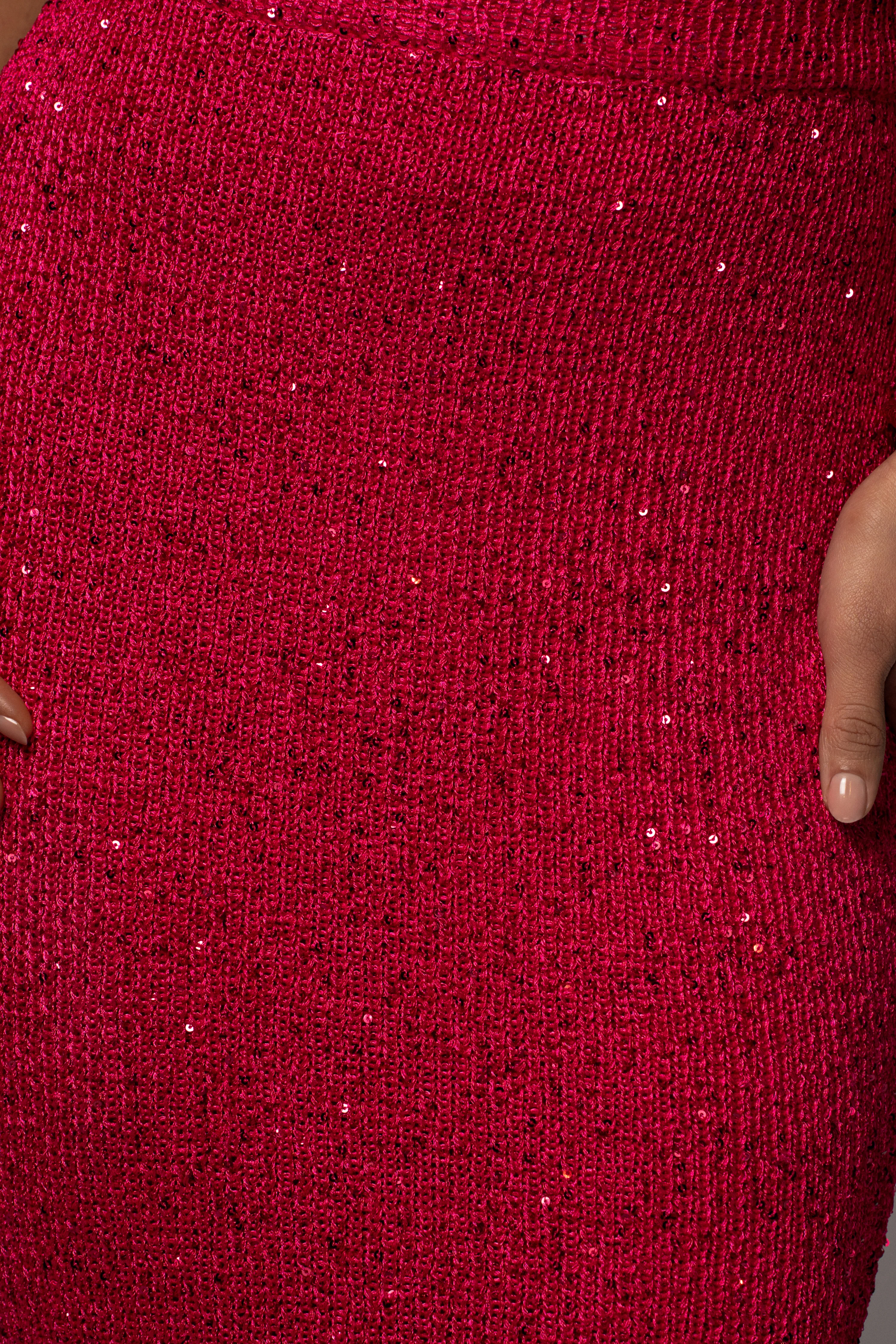 Pink Palace Sequin Skirt Set - Image 13