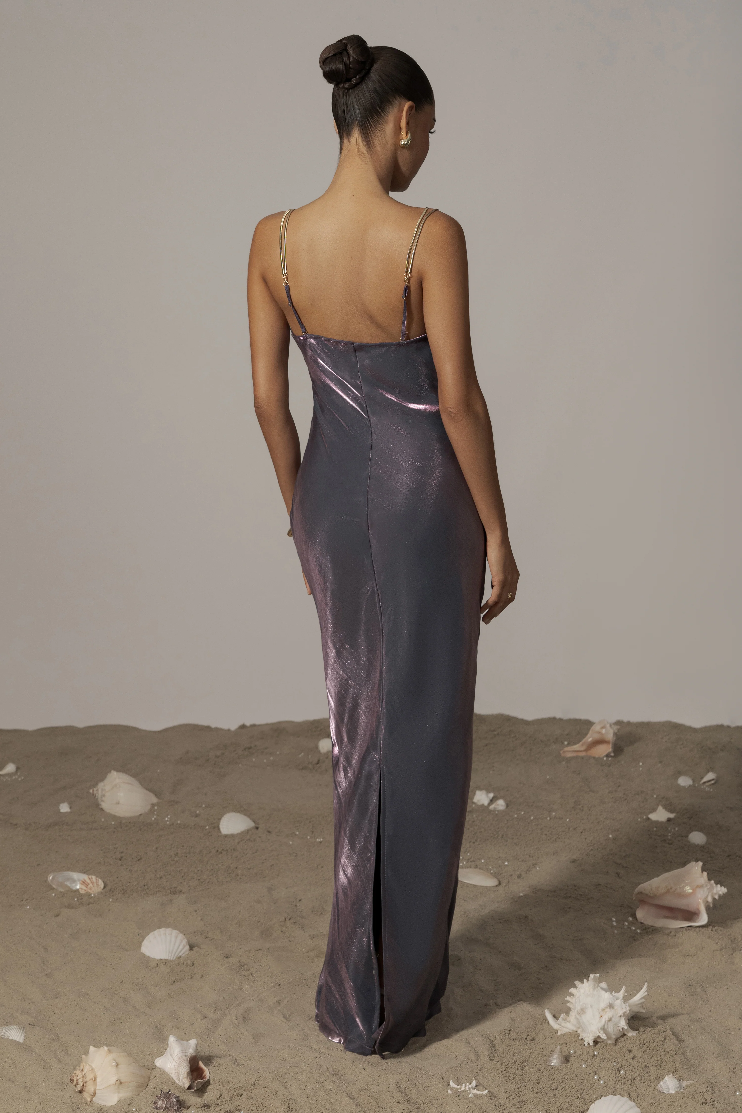 Purple Iridescent Visions Of You Dress - Image 10