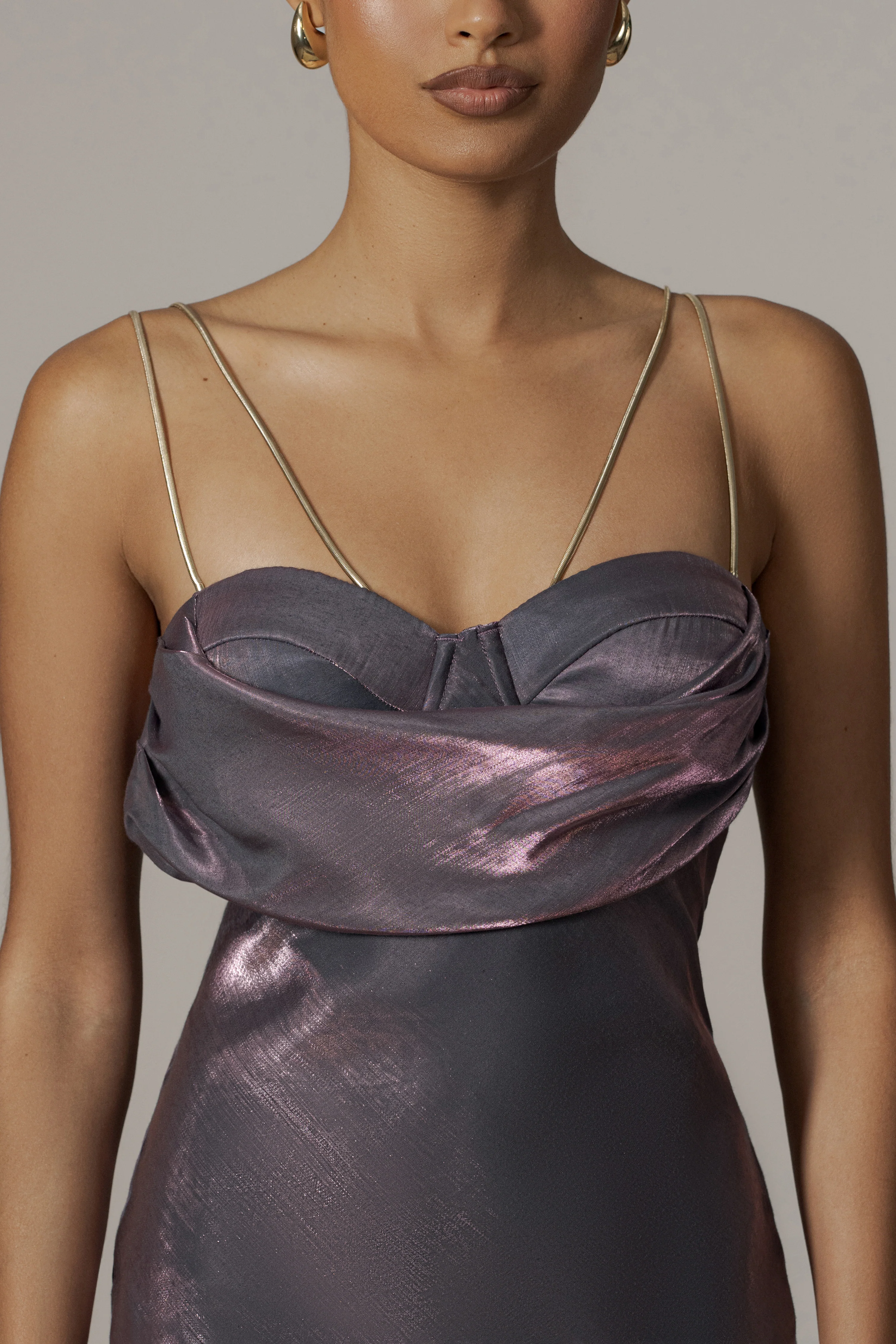 Purple Iridescent Visions Of You Dress - Image 11
