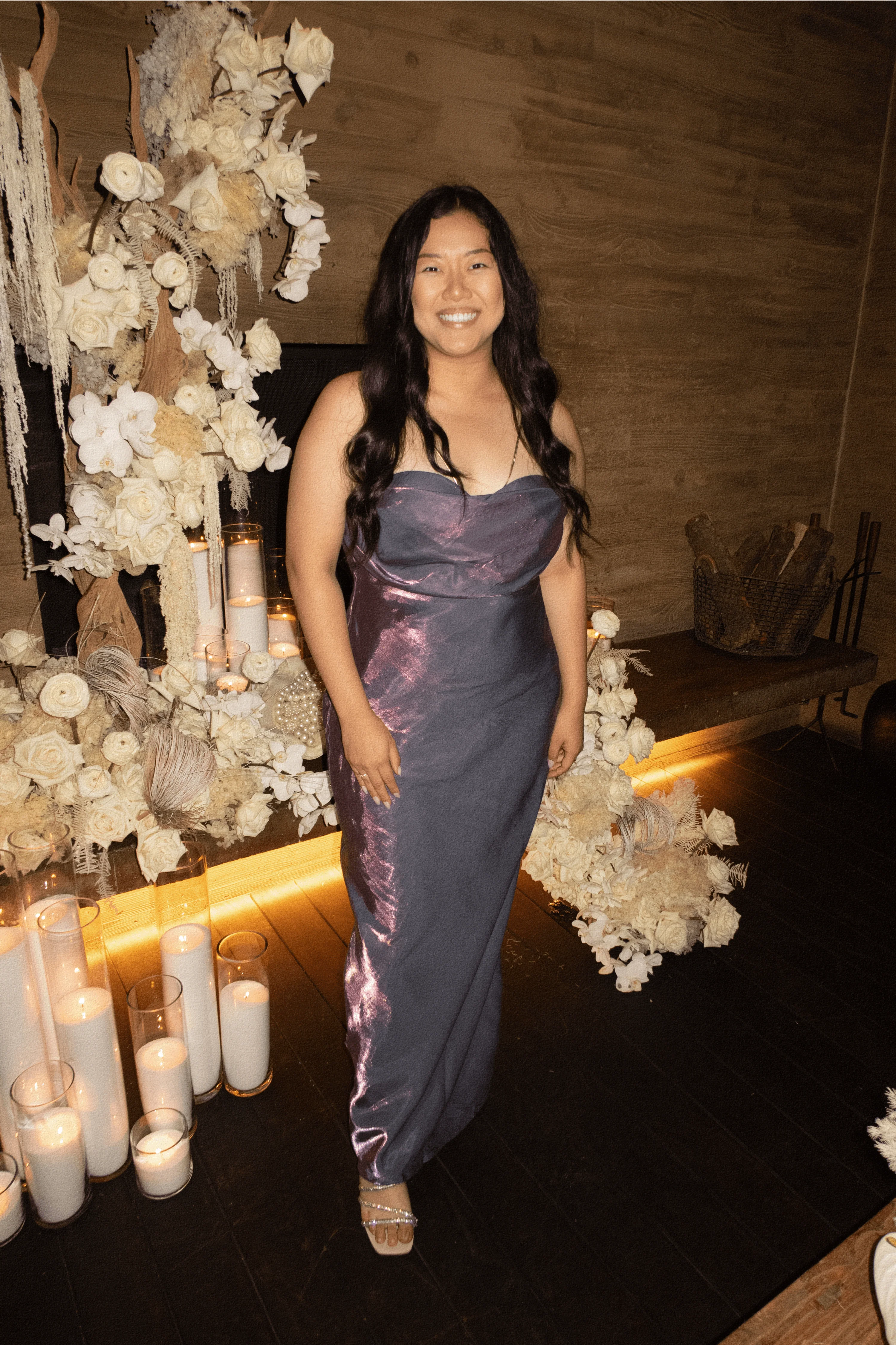 Purple Iridescent Visions Of You Dress - Image 4