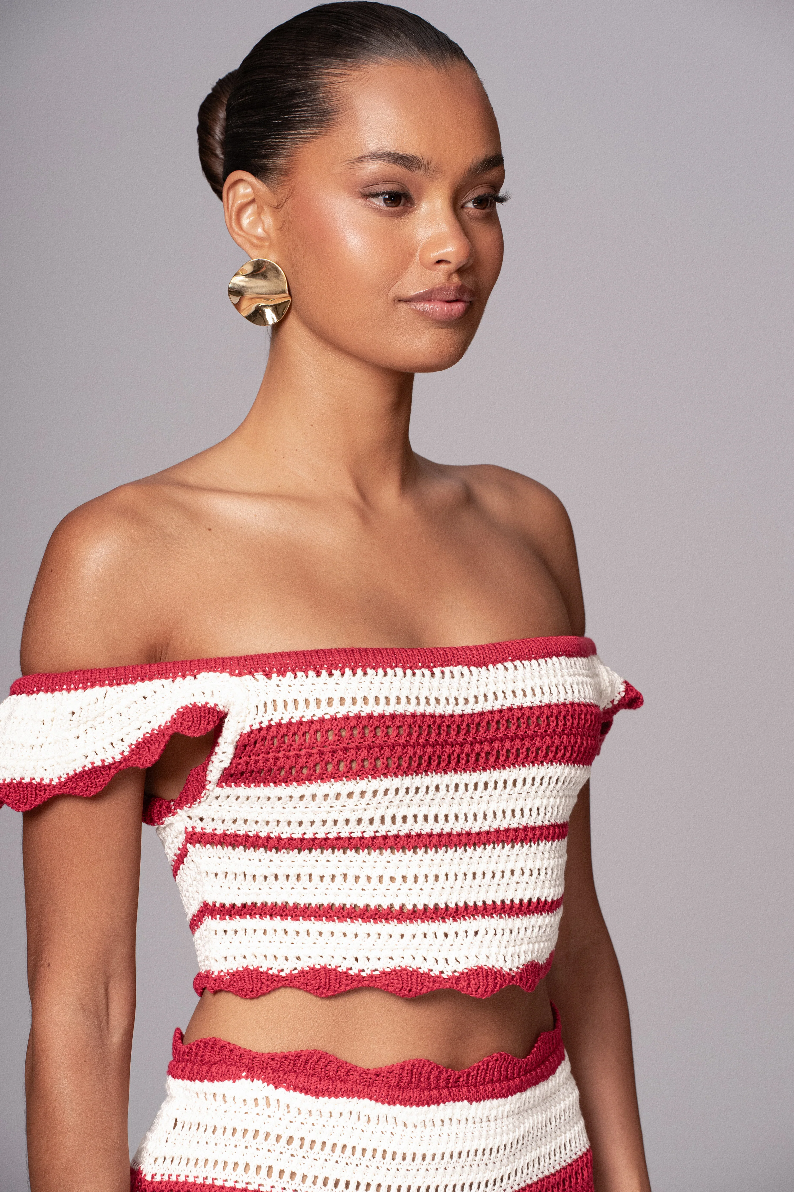 Red Corazon Ruffle Skirt Set - Image 14