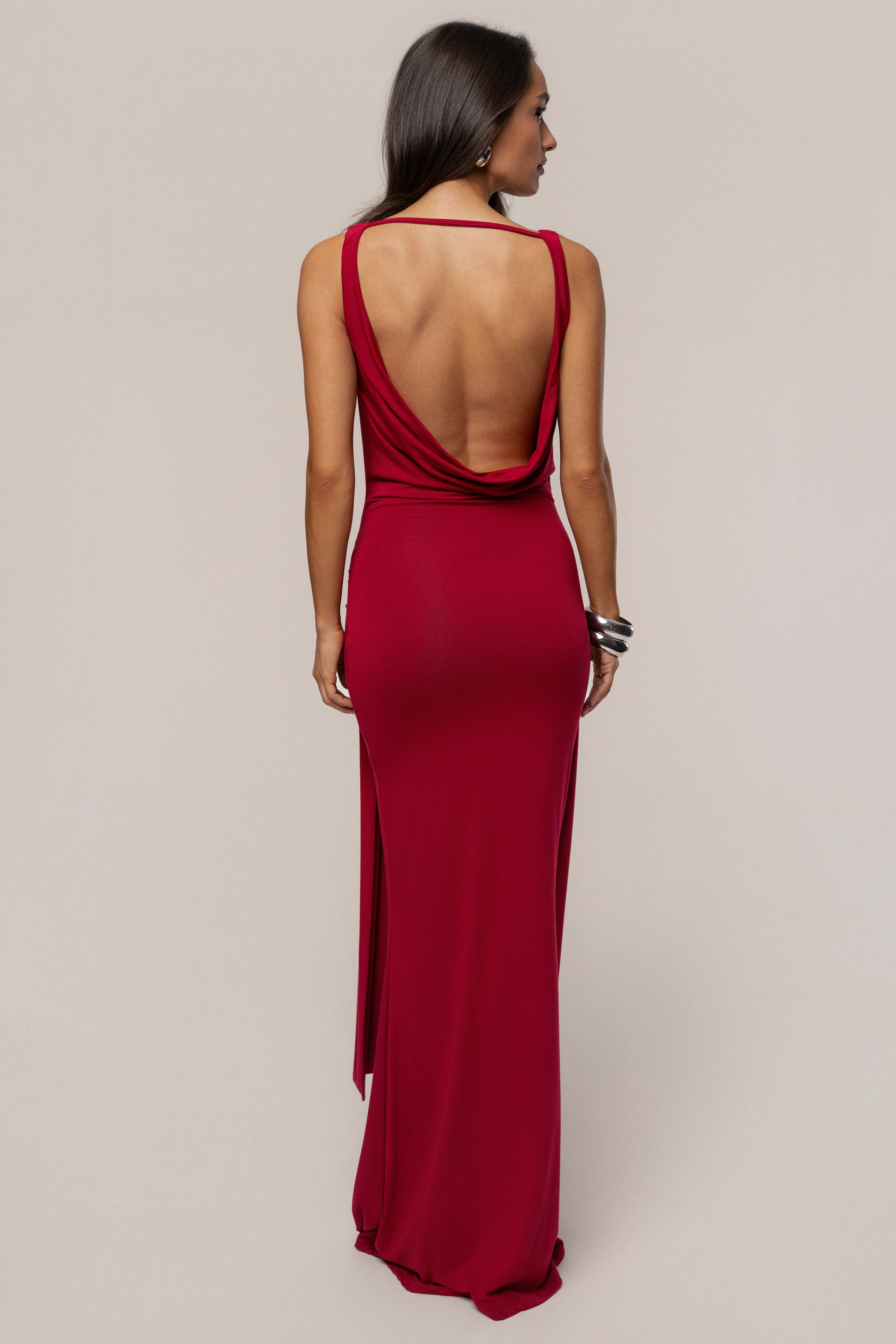 Red Divine State Maxi Dress - Image 12