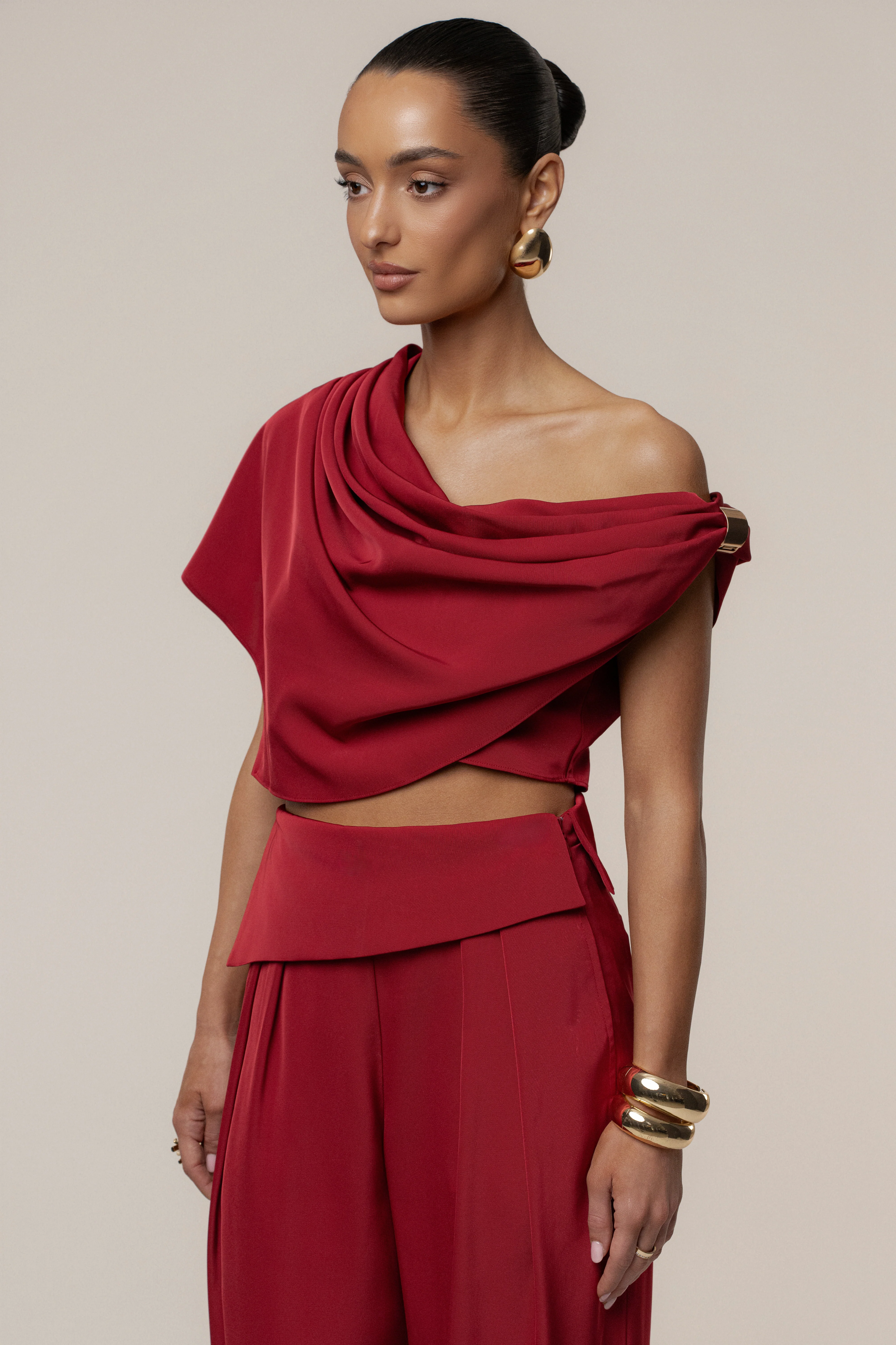 Red Executive Trousers - Image 4