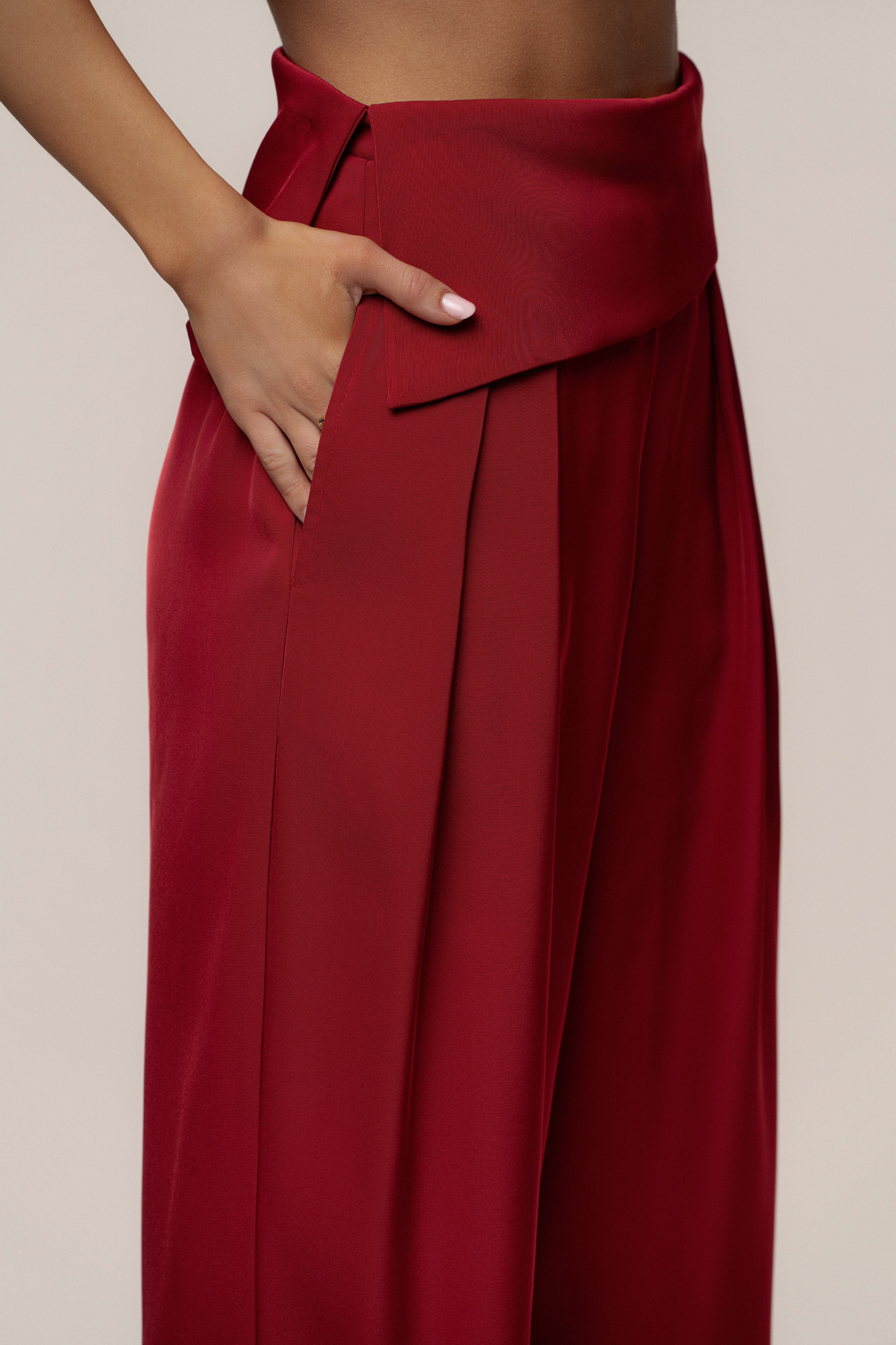 Red Executive Trousers - Image 5