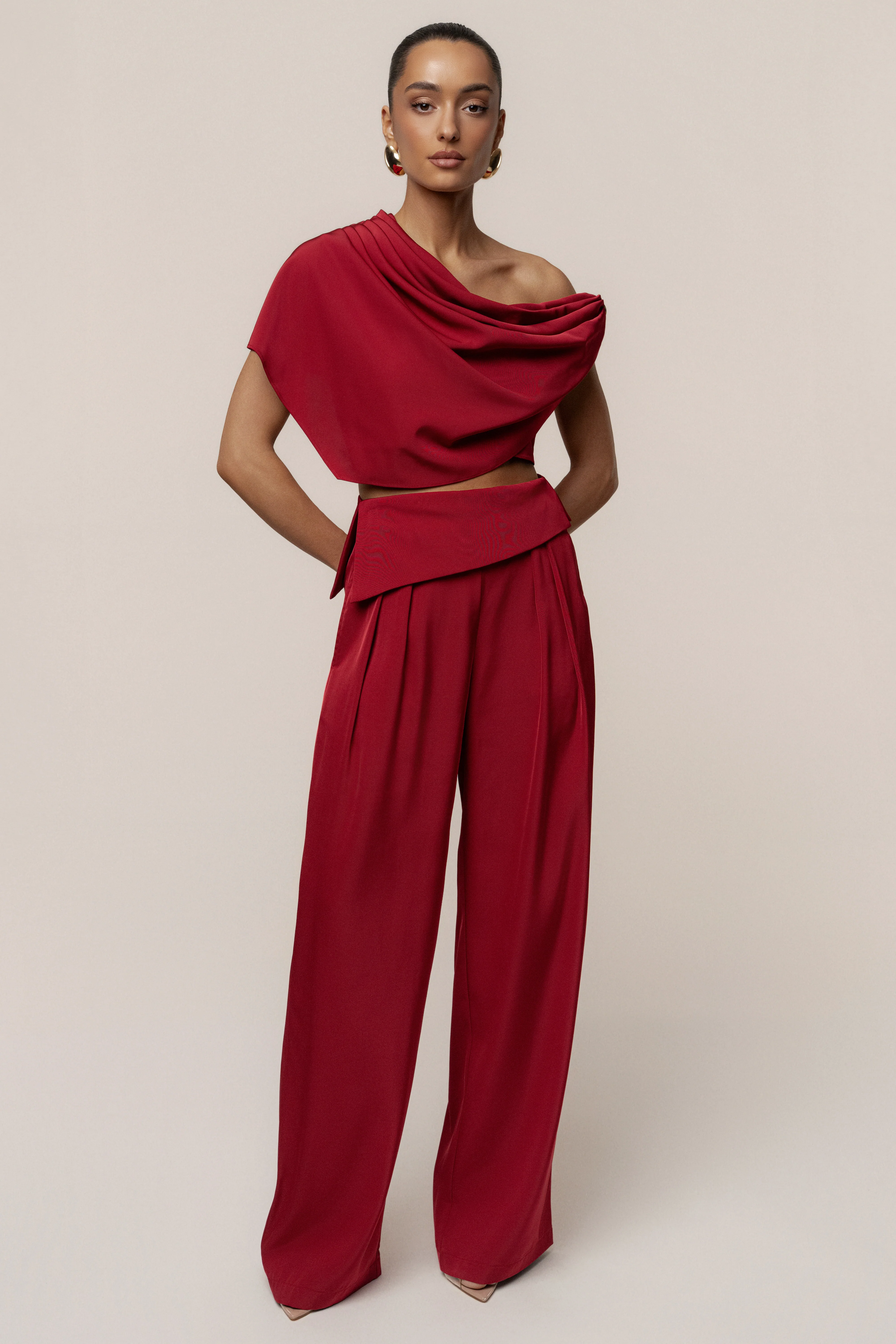 Red Executive Trousers - Image 6